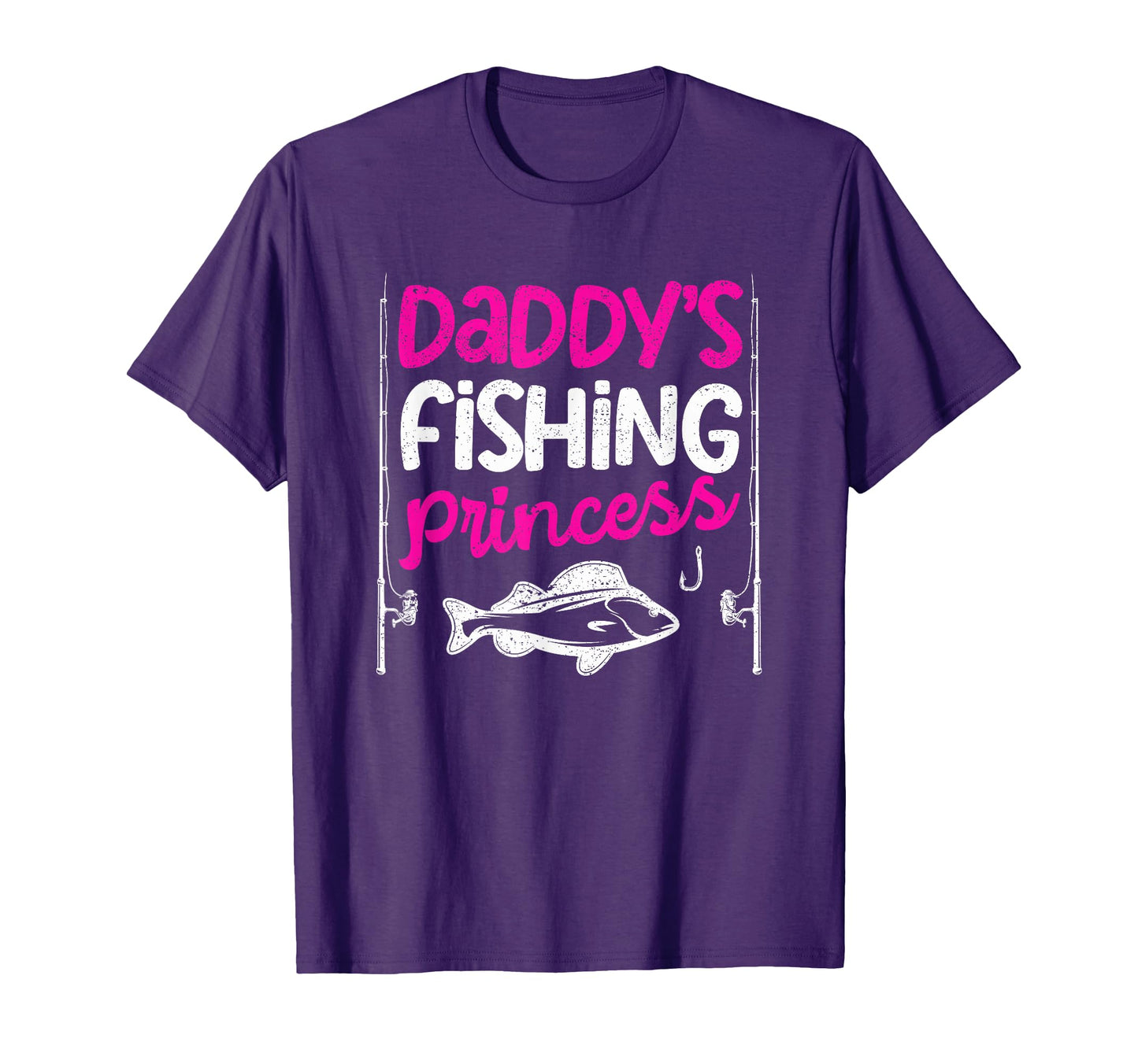 Daddys Fishing Princess Daughter T-Shirt - Custom Art Print Unisex - T-Shirt, Sweatshirt, Hoodie
