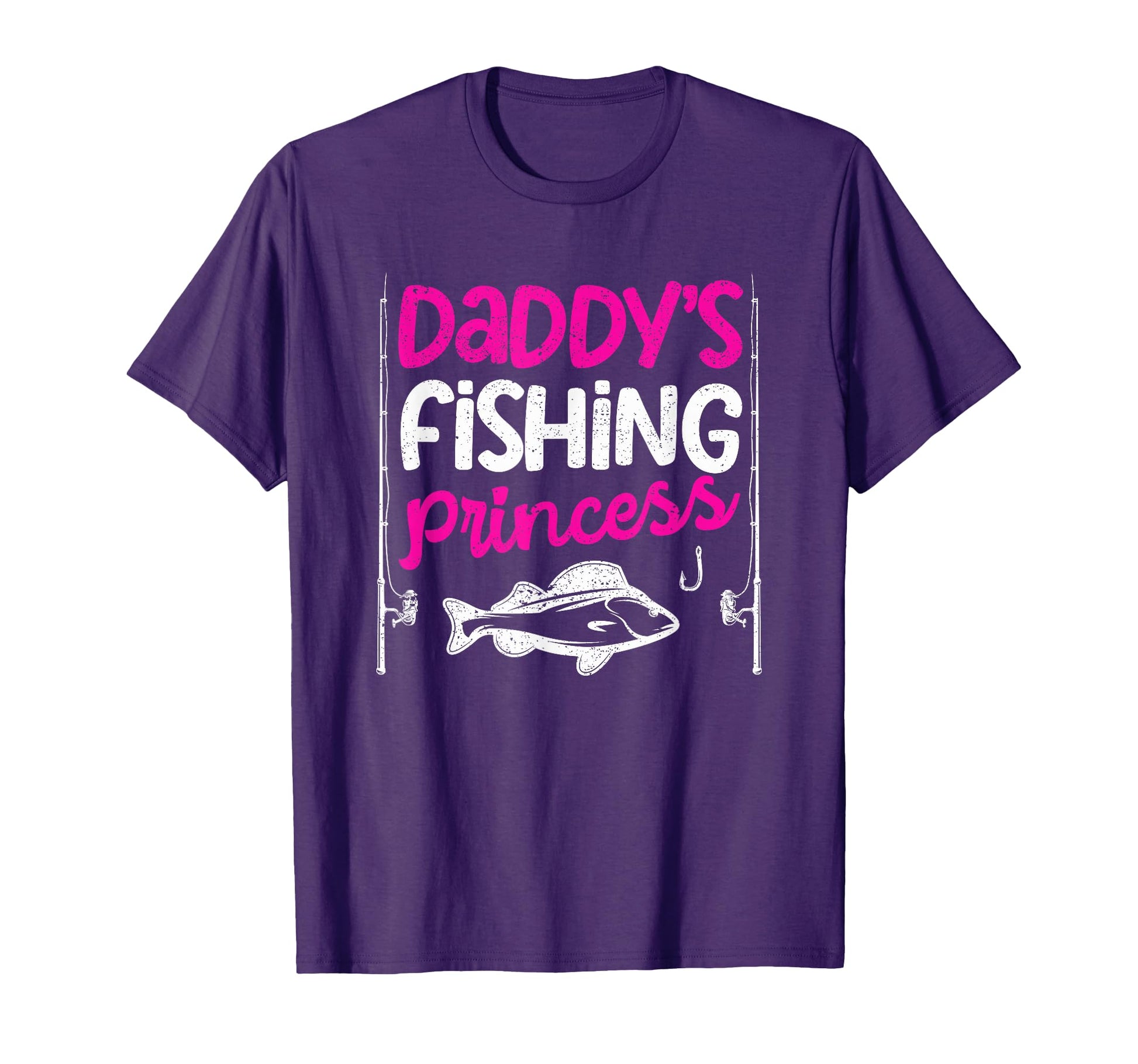 Daddys Fishing Princess Daughter T-Shirt - Custom Art Print Unisex - T-Shirt, Sweatshirt, Hoodie