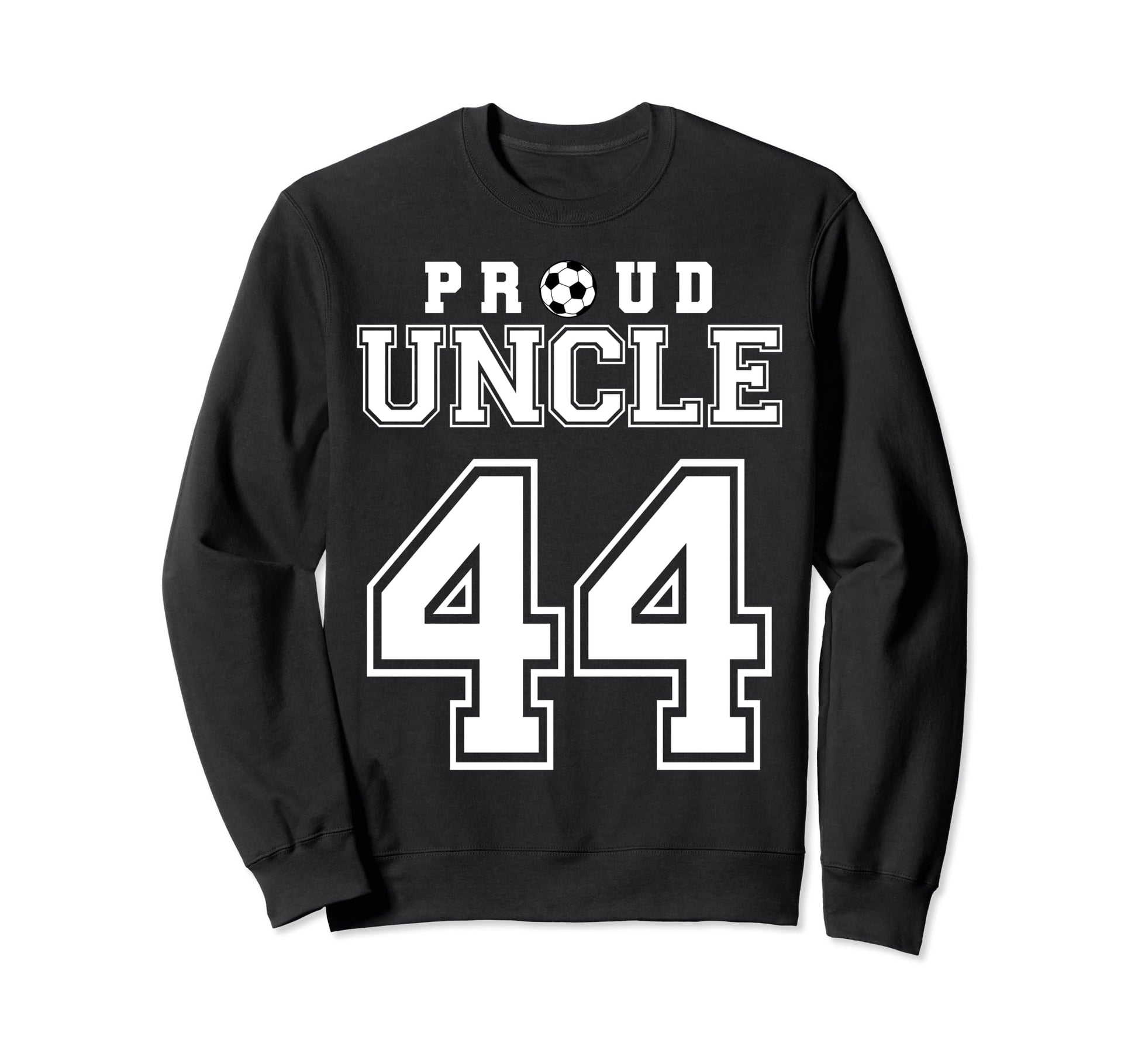 Number 44 Custom Proud Soccer Futbol Sweatshirt - Novelty Apparel Unisex - T-Shirt, Sweatshirt, Hoodie
