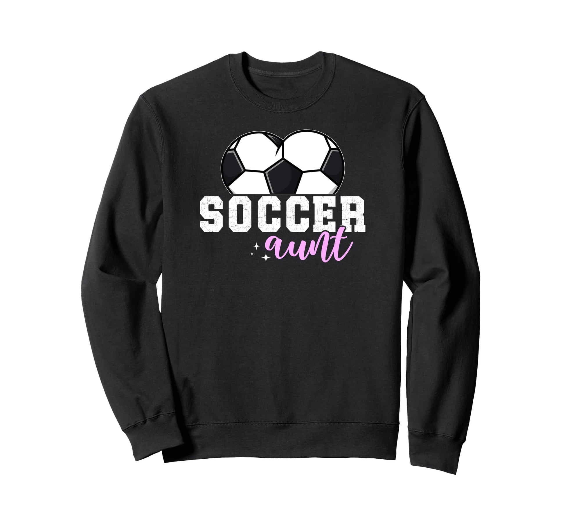 Soccer Aunt Proud Aunt Soccer Player Sweatshirt - Minimalist Print Unisex - T-Shirt, Sweatshirt, Hoodie