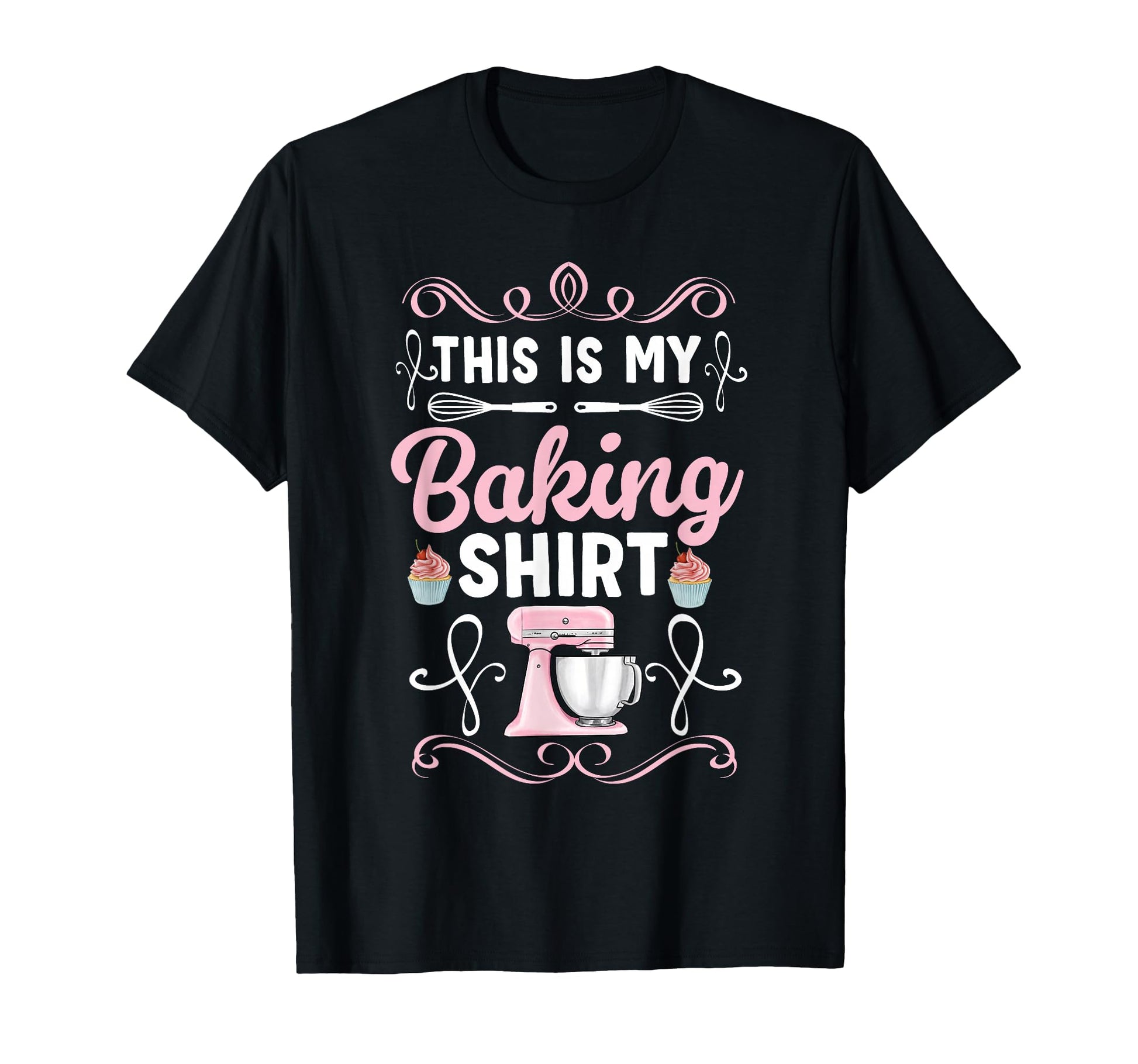 Funny Cupcake Cookie Baking Crew Love Bakers T-Shirt - Graphic Print Unisex - T-Shirt, Sweatshirt, Hoodie