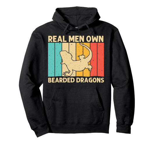 Bearded Dragon Dad Pet Lizard Hoodie - Casual Everyday Wear for Adults - T-Shirt, Sweatshirt, Hoodie