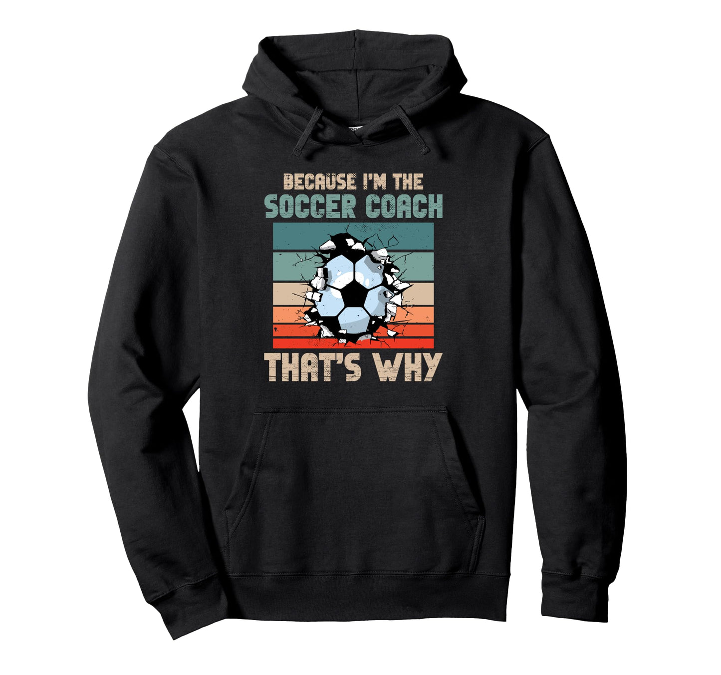 Coaching Soccer Dad Coach Soccer Coach Hoodie - Minimalist Print Men Women - T-Shirt, Sweatshirt, Hoodie