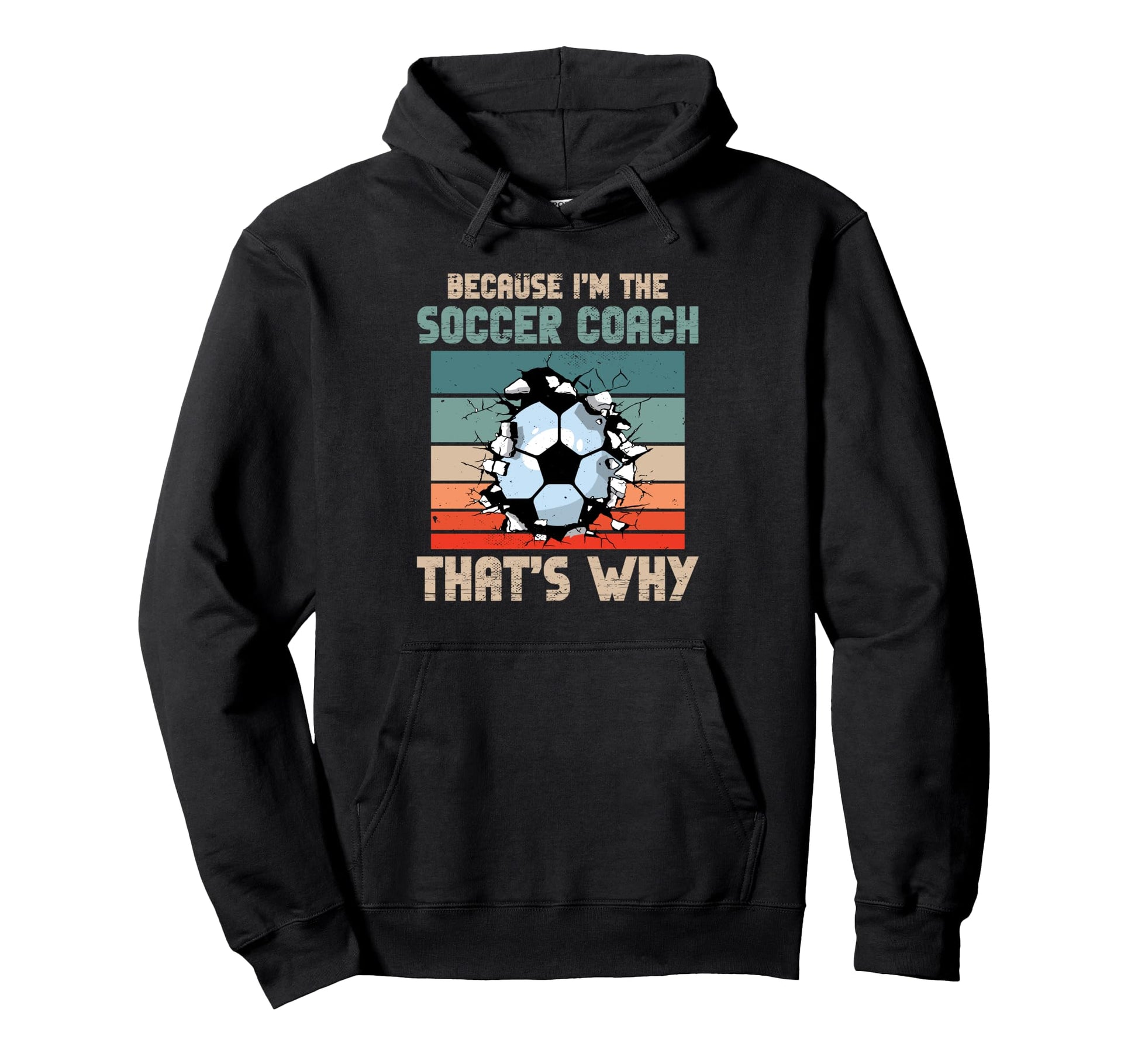 Coaching Soccer Dad Coach Soccer Coach Hoodie - Minimalist Print Men Women - T-Shirt, Sweatshirt, Hoodie