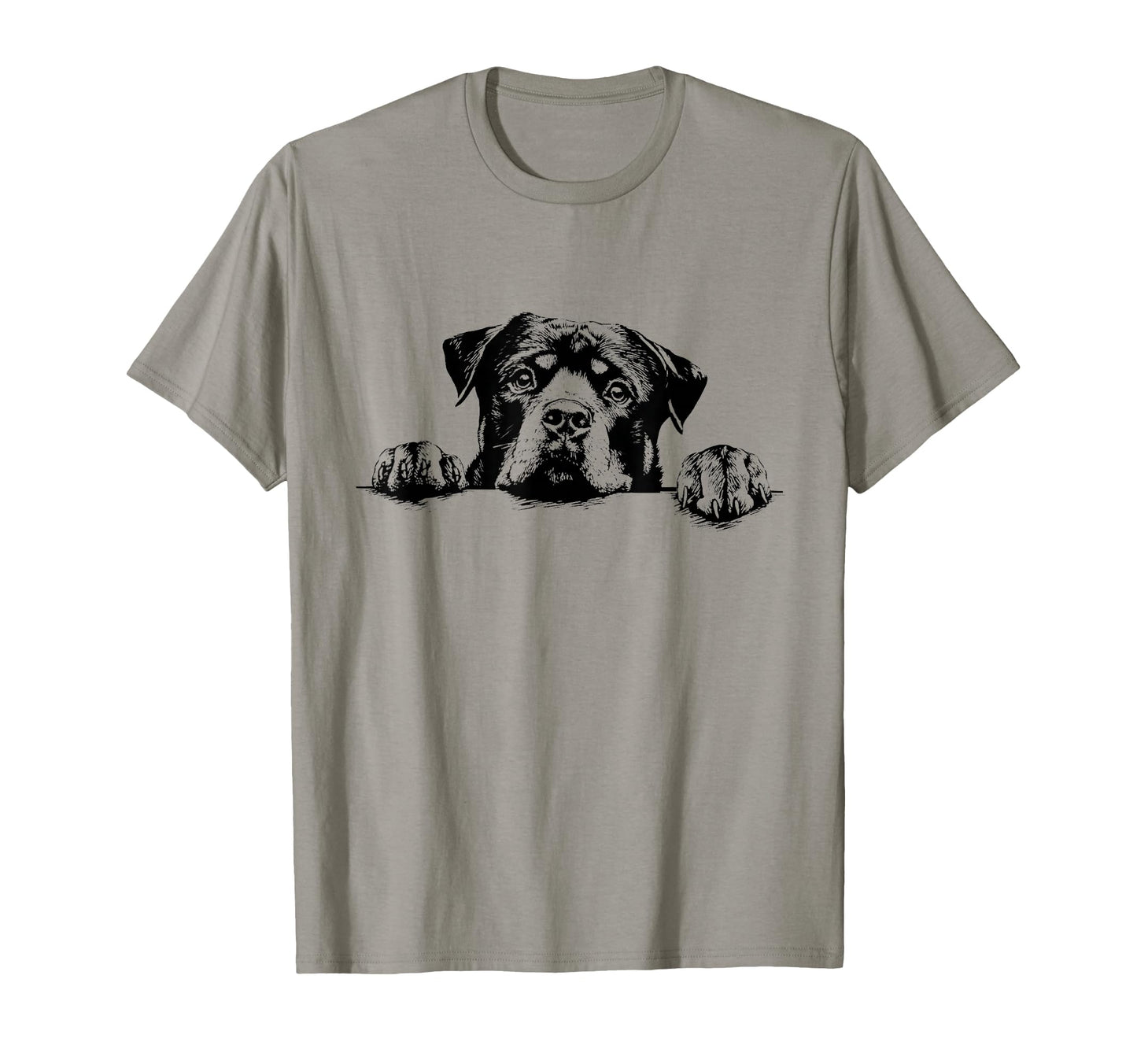 Funny Logo Happy Rottweiler Dog Lover T-Shirt - Casual Everyday Wear Unisex - T-Shirt, Sweatshirt, Hoodie