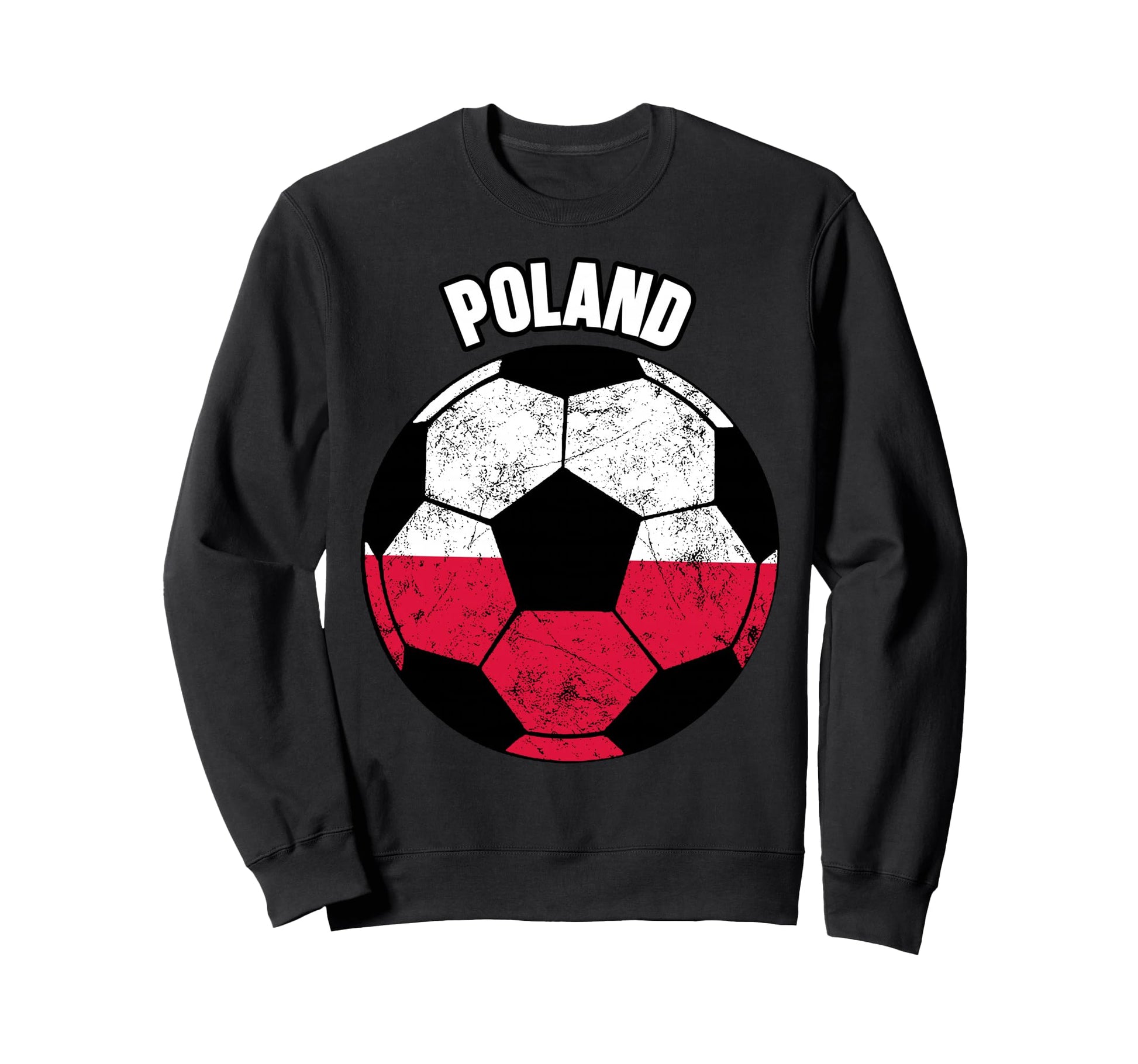 Poland Soccer Game Player Football Sweatshirt - Novelty Apparel for Adults - T-Shirt, Sweatshirt, Hoodie