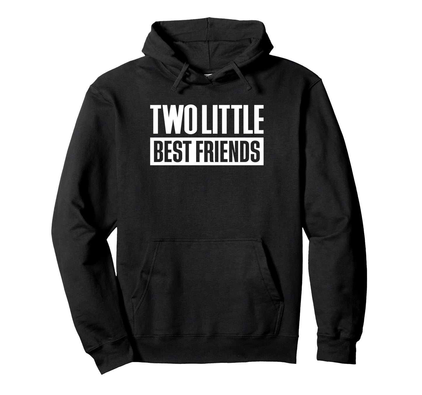 Two Little Best Friends Twin Dad Father Hoodie - Fun Novelty Design Unisex - T-Shirt, Sweatshirt, Hoodie