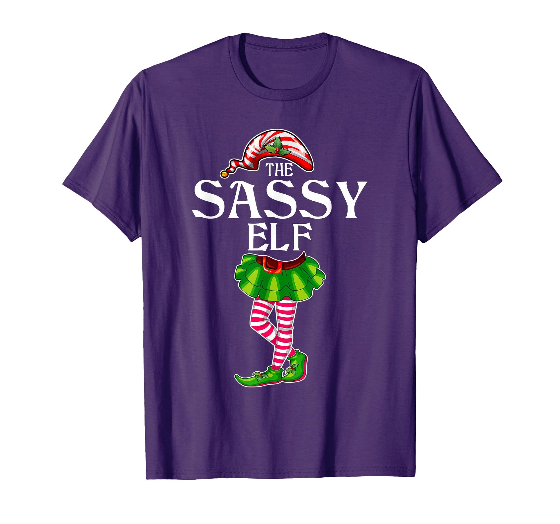 Sassy Elf Matching Family Group T-Shirt - Trendy Graphic Unisex - T-Shirt, Sweatshirt, Hoodie