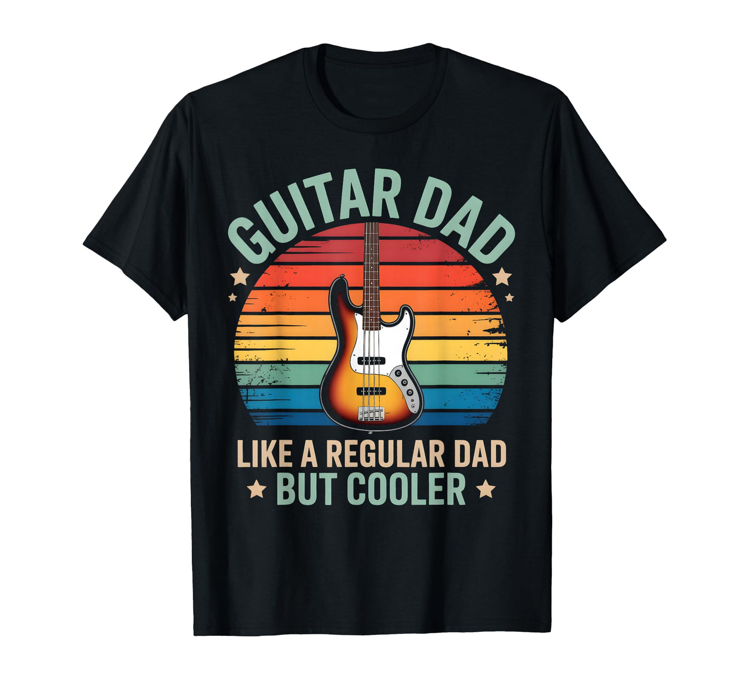 Fathers Day Guitar Dad Like Regular T-Shirt - Minimalist Print Men Women - T-Shirt, Sweatshirt, Hoodie