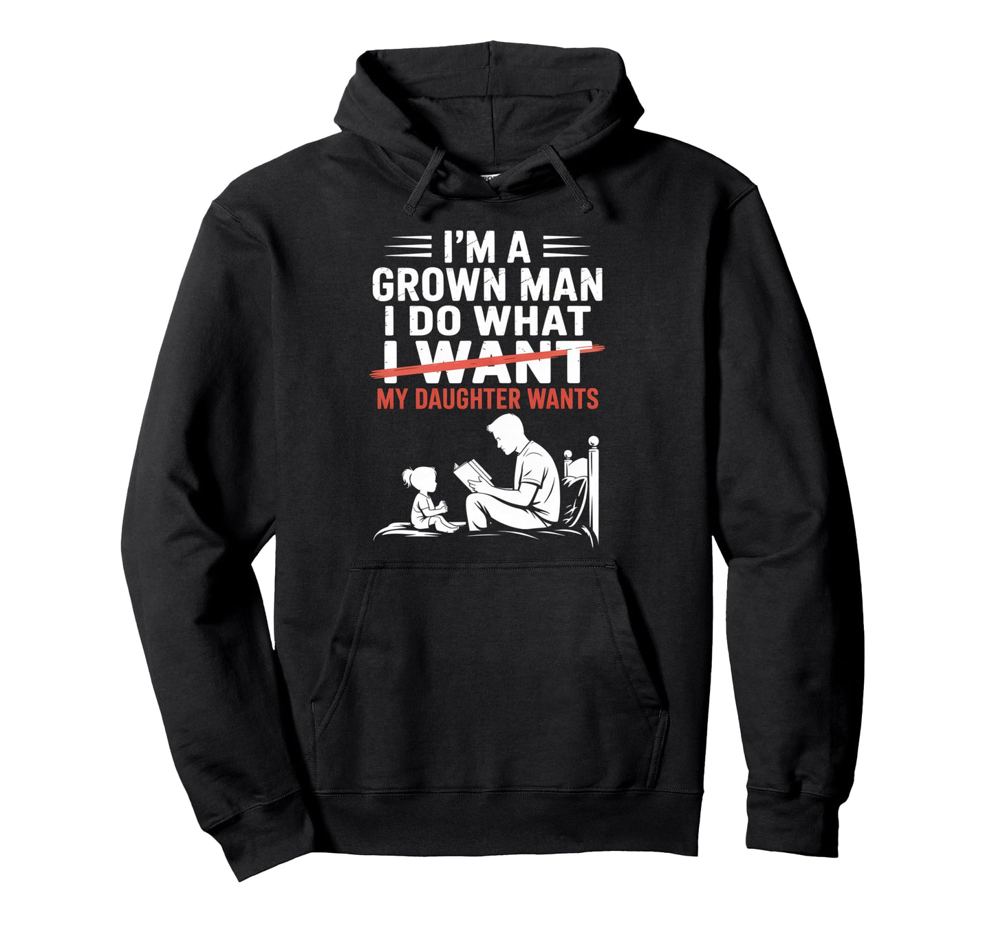 Funny Dad Father Daddy Gift Dad Family Hoodie - Custom Art Print for Adults - T-Shirt, Sweatshirt, Hoodie