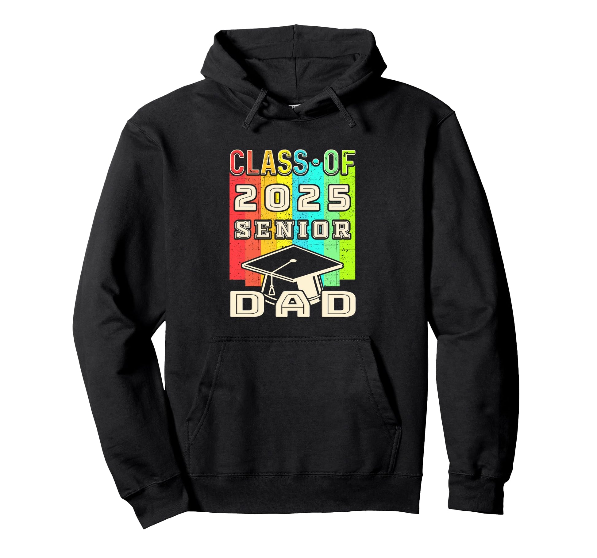Proud Dad Class 2025 Senior Graduate 2025 Hoodie - Trendy Graphic Unisex - T-Shirt, Sweatshirt, Hoodie