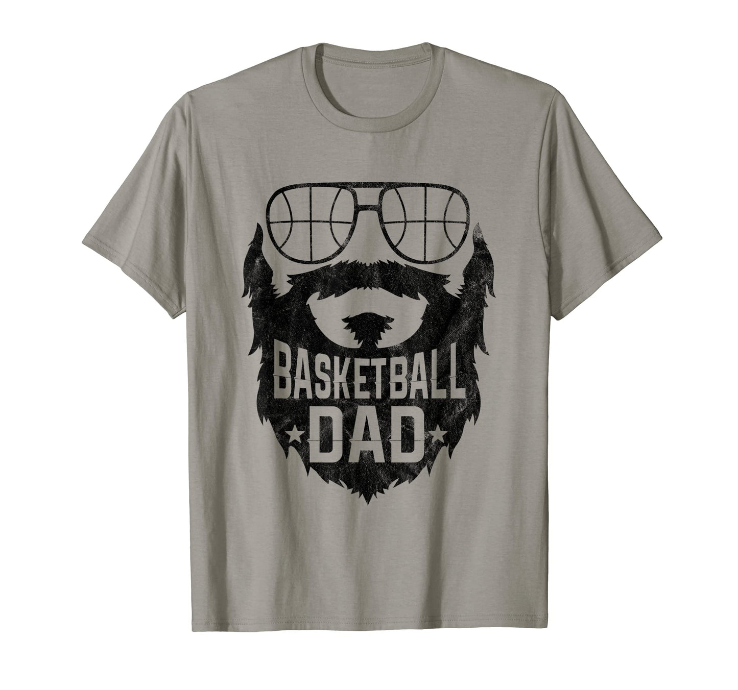 Mens Proud Bearded Basketball Dad T-Shirt - Fun Novelty Design Unisex - T-Shirt, Sweatshirt, Hoodie