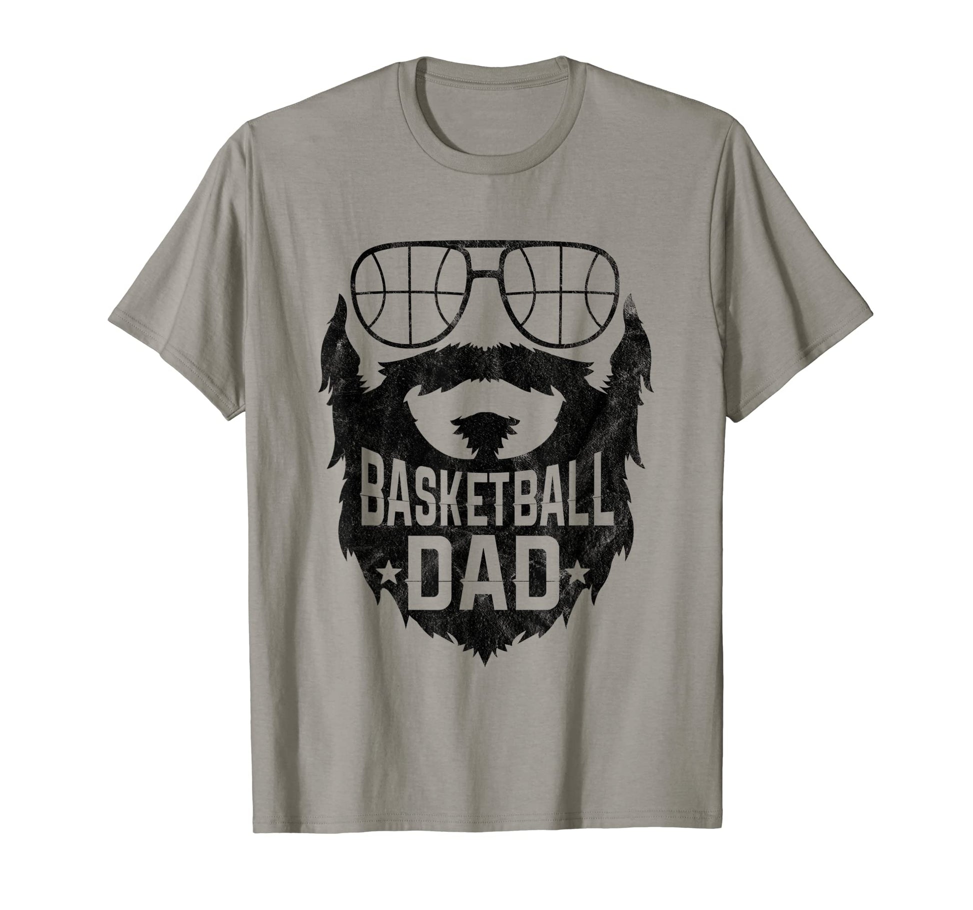 Mens Proud Bearded Basketball Dad T-Shirt - Fun Novelty Design Unisex - T-Shirt, Sweatshirt, Hoodie