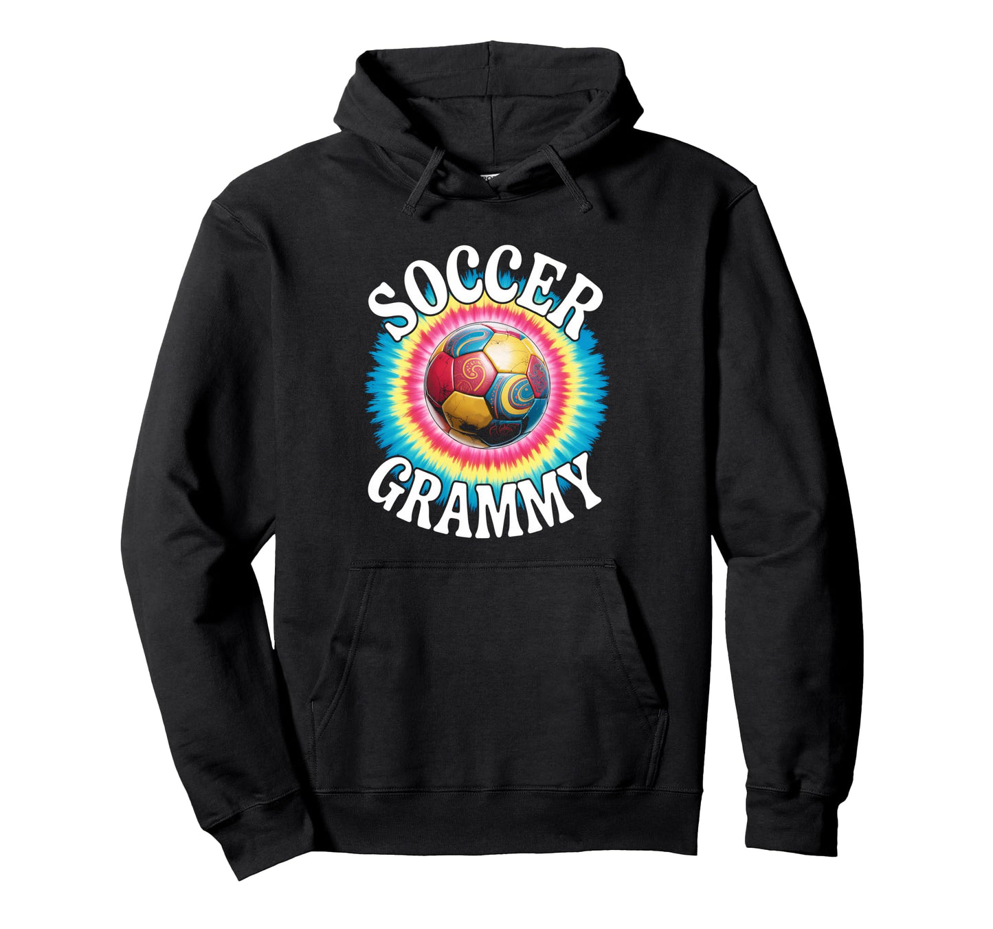 Soccer Grammy Grandma Tie Dye Hoodie - Minimalist Print Unisex - T-Shirt, Sweatshirt, Hoodie