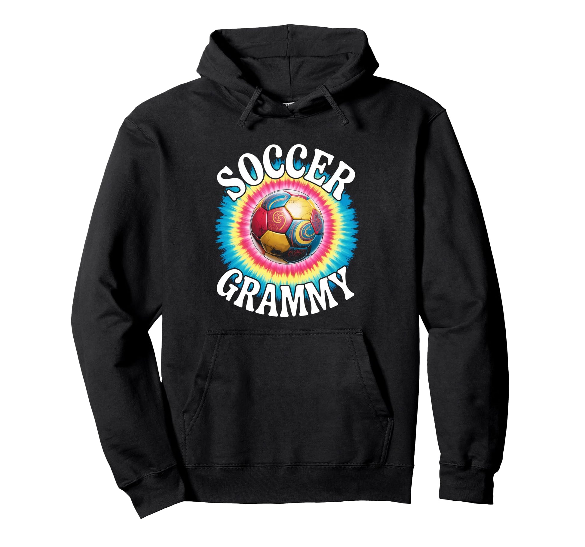 Soccer Grammy Grandma Tie Dye Hoodie - Minimalist Print Unisex - T-Shirt, Sweatshirt, Hoodie