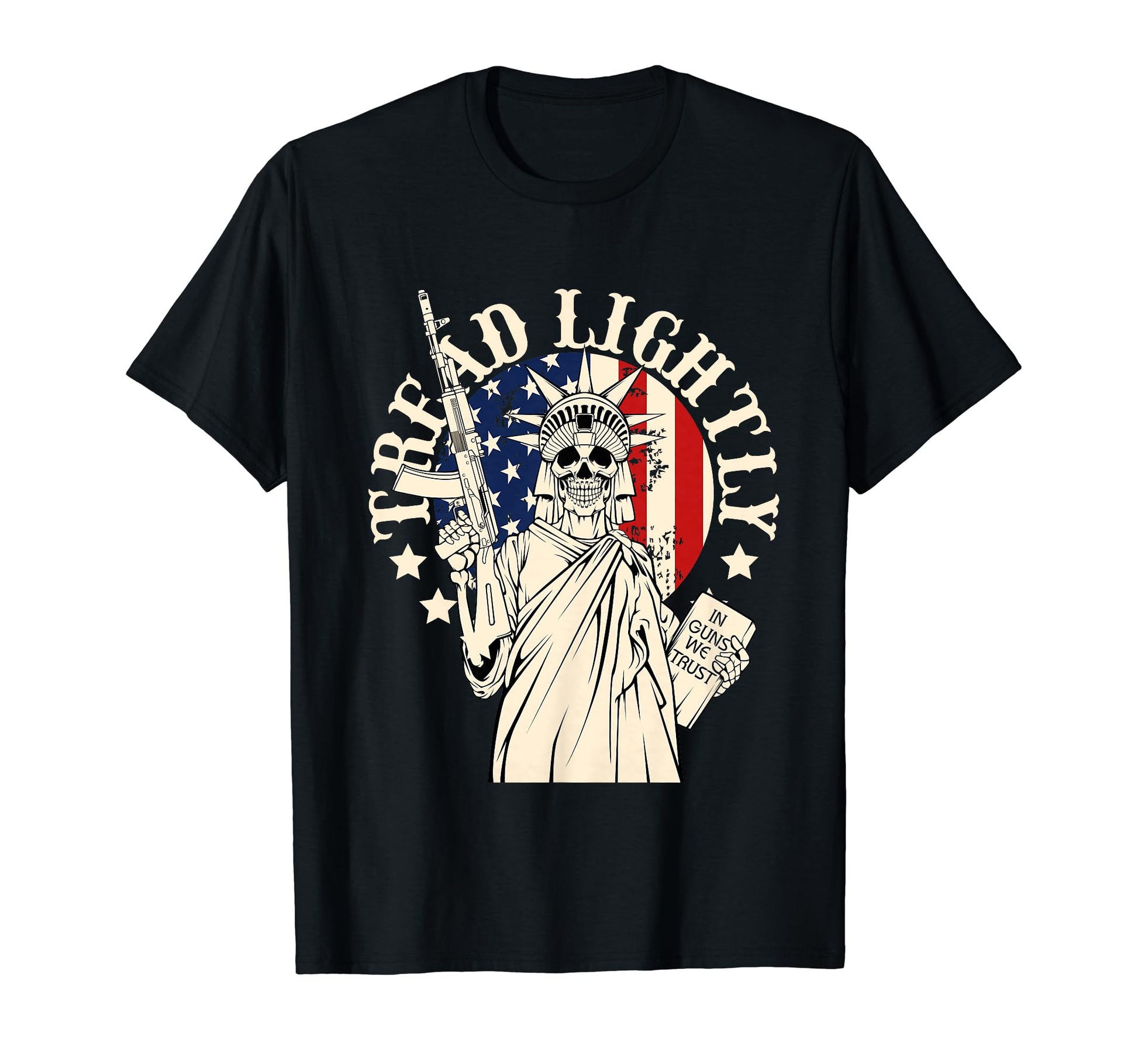 Gun Lover Fathers Day American Flag T-Shirt - Graphic Print for Adults - T-Shirt, Sweatshirt, Hoodie