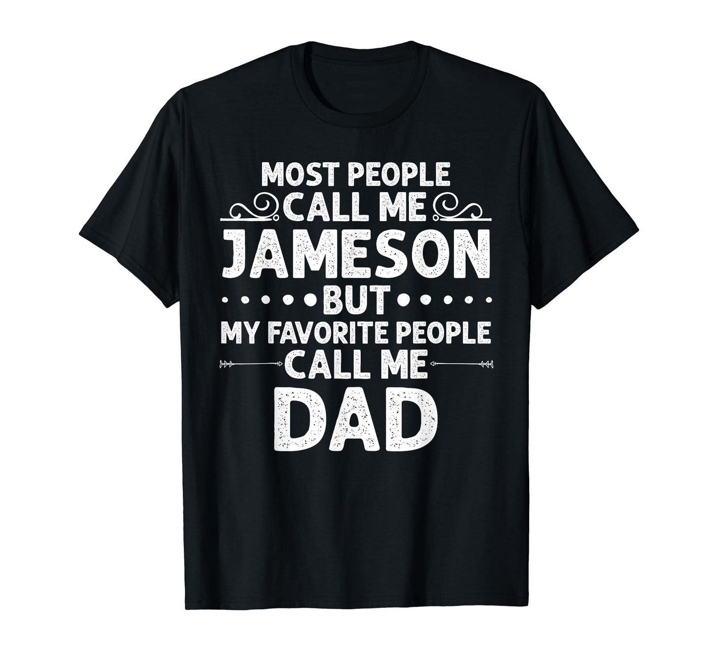 Jameson Gift Name Funny Fathers Day T-Shirt - Aesthetic Graphic Unisex - T-Shirt, Sweatshirt, Hoodie