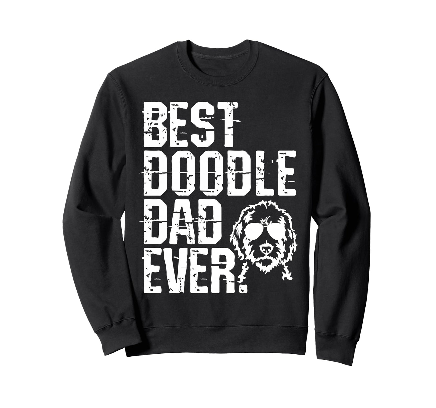 Best Doodle Dad Ever Golden Sweatshirt - Custom Art Print for Adults - T-Shirt, Sweatshirt, Hoodie