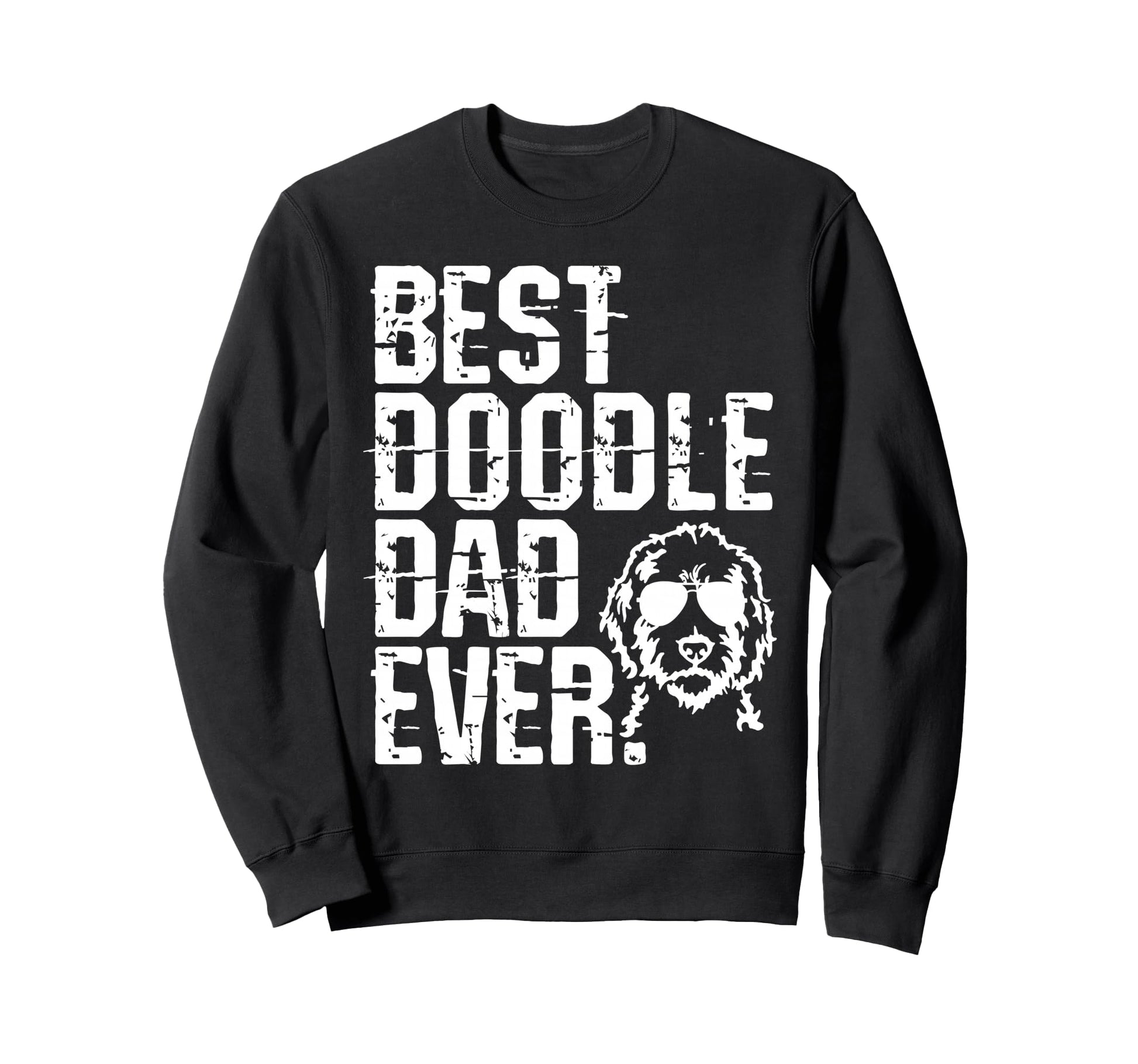 Best Doodle Dad Ever Golden Sweatshirt - Custom Art Print for Adults - T-Shirt, Sweatshirt, Hoodie