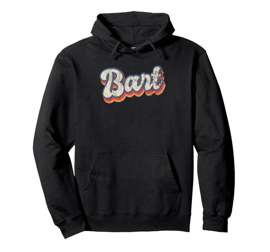 Bart Personalized Name Custom Lettering Hoodie - Unique Graphic for Adults - T-Shirt, Sweatshirt, Hoodie