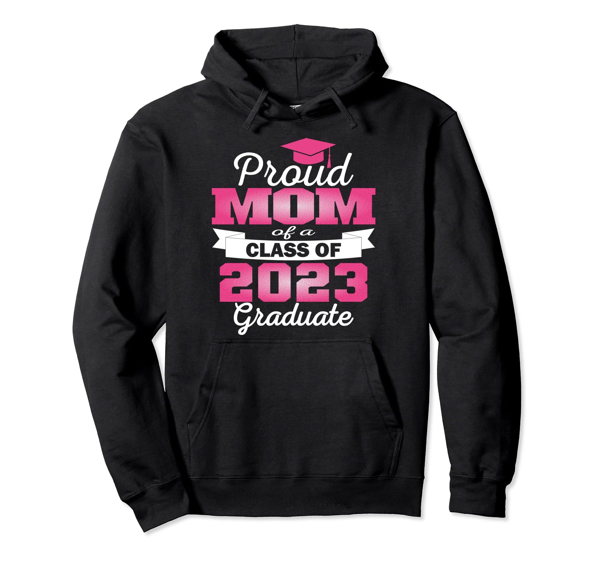 Super Proud Mom 2023 Graduate Awesome Hoodie - Minimalist Print Men Women - T-Shirt, Sweatshirt, Hoodie