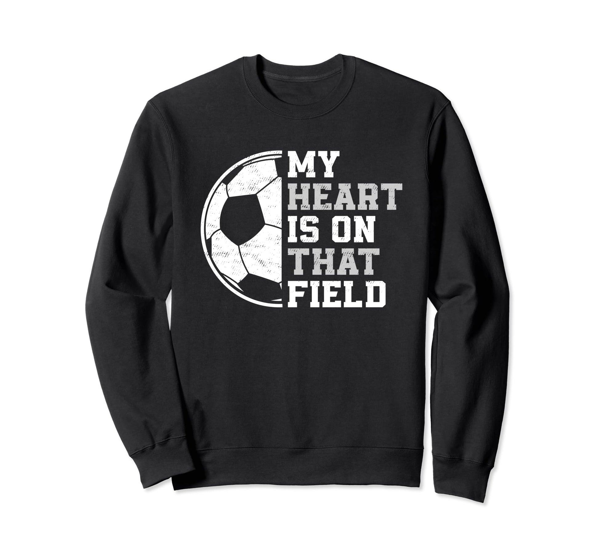 My Heart Is That Soccer Field Sweatshirt - Custom Art Print for Adults - T-Shirt, Sweatshirt, Hoodie