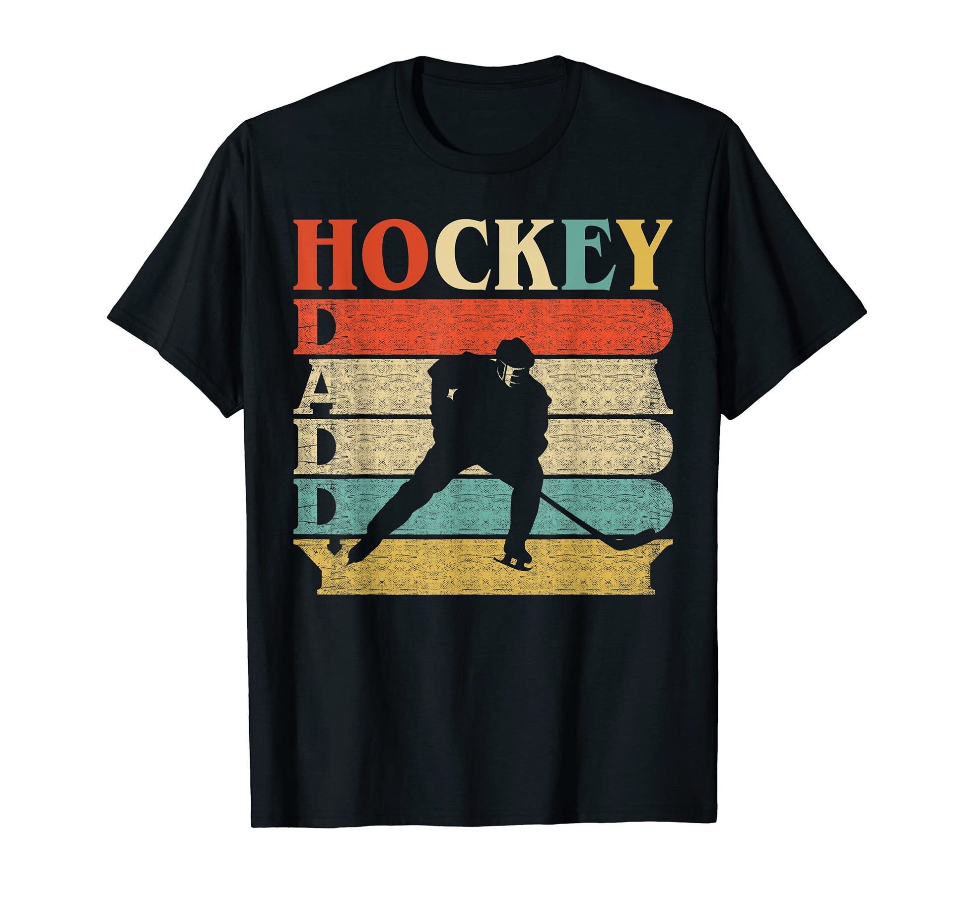 Daddy Hockey Funny Dad Fathers Gift T-Shirt - Graphic Print Unisex - T-Shirt, Sweatshirt, Hoodie