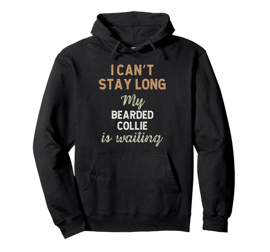 Bearded Collie Dog Mom Dad Breed Owner Hoodie - Custom Art Print Unisex - T-Shirt, Sweatshirt, Hoodie