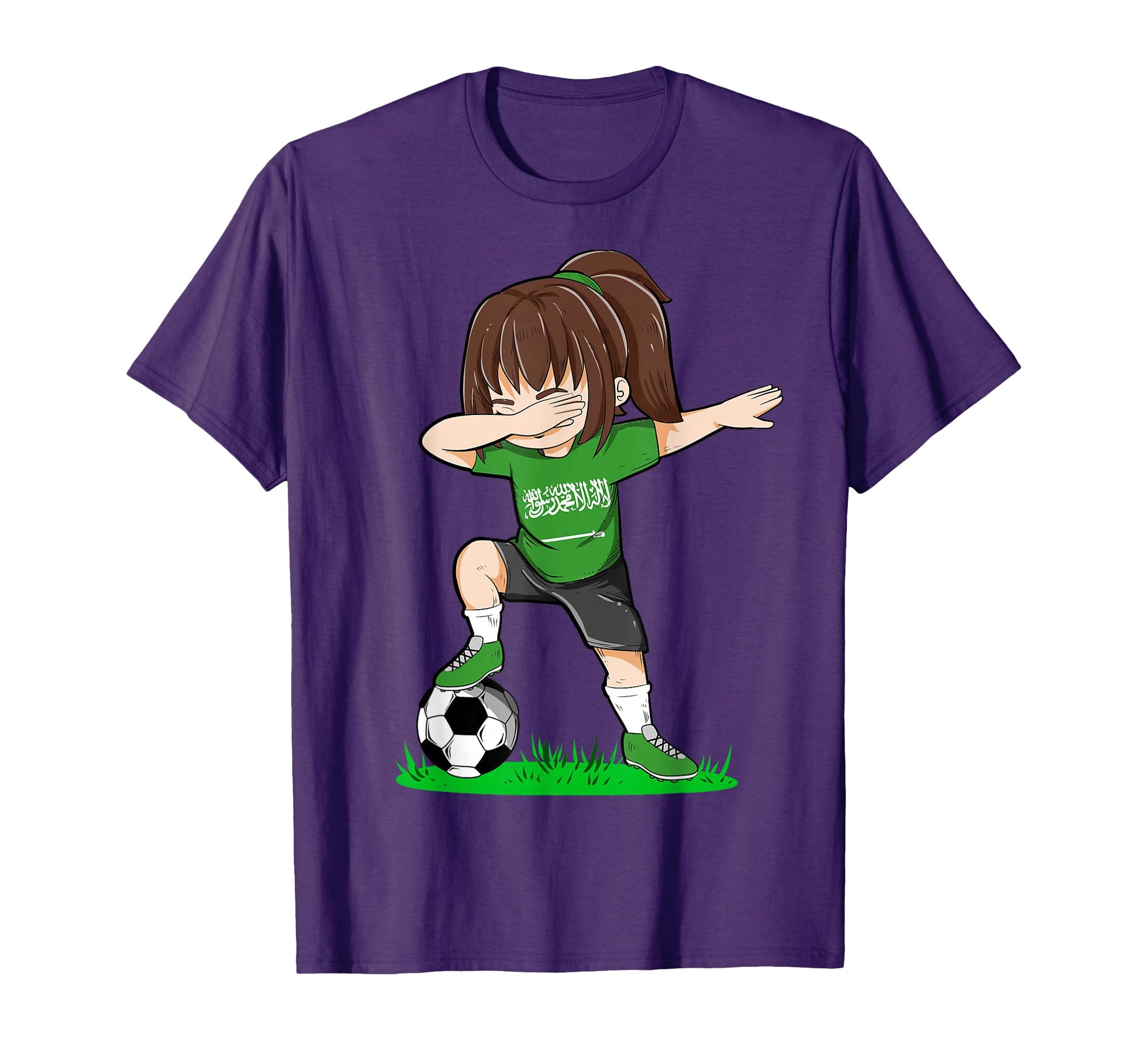 Soccer Saudi Arabia Jersey Flag T-Shirt - Novelty Apparel for Adults - T-Shirt, Sweatshirt, Hoodie