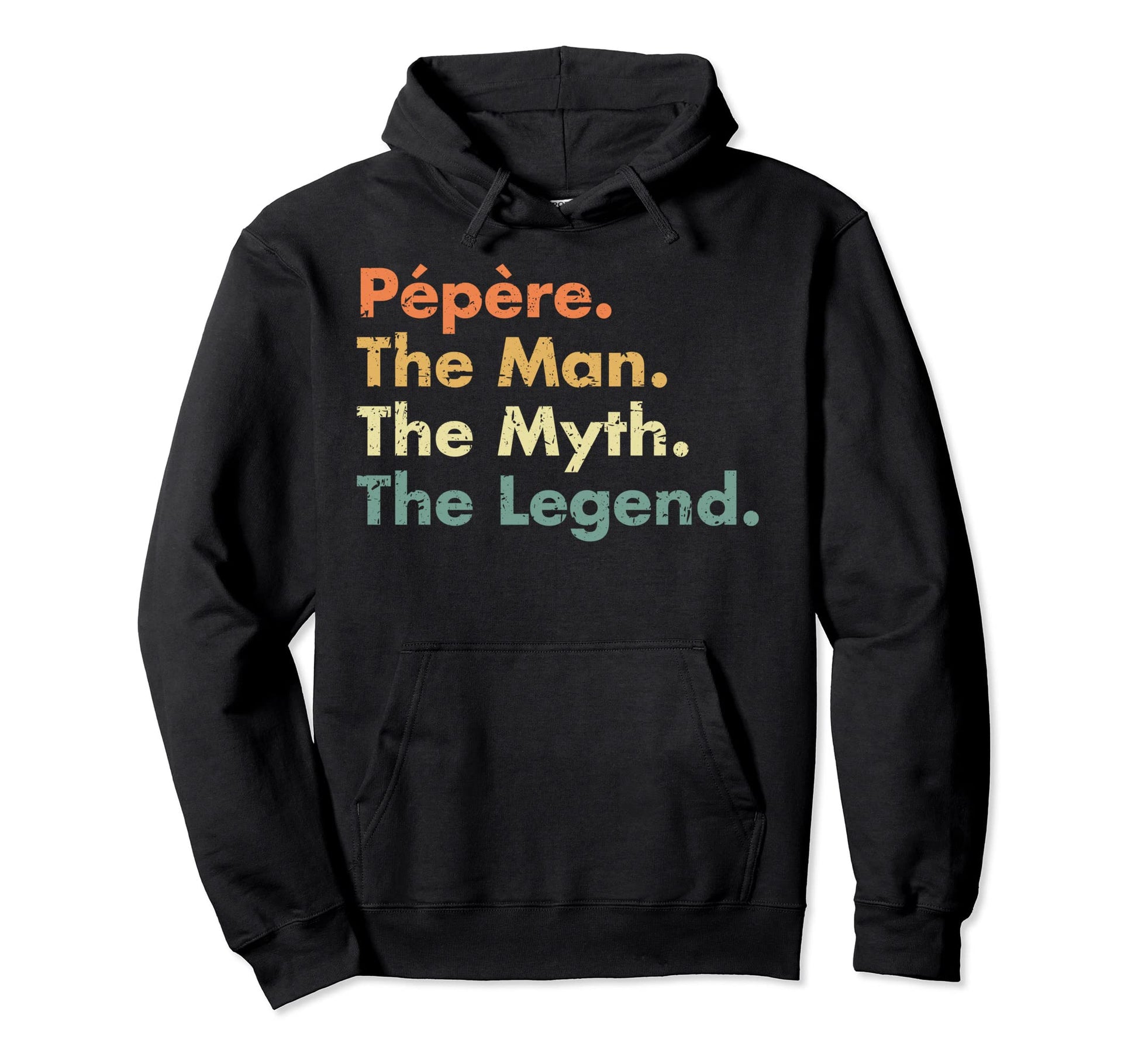 Mens Pepere Myth Legend Father Dad Hoodie - Aesthetic Graphic for Adults - T-Shirt, Sweatshirt, Hoodie