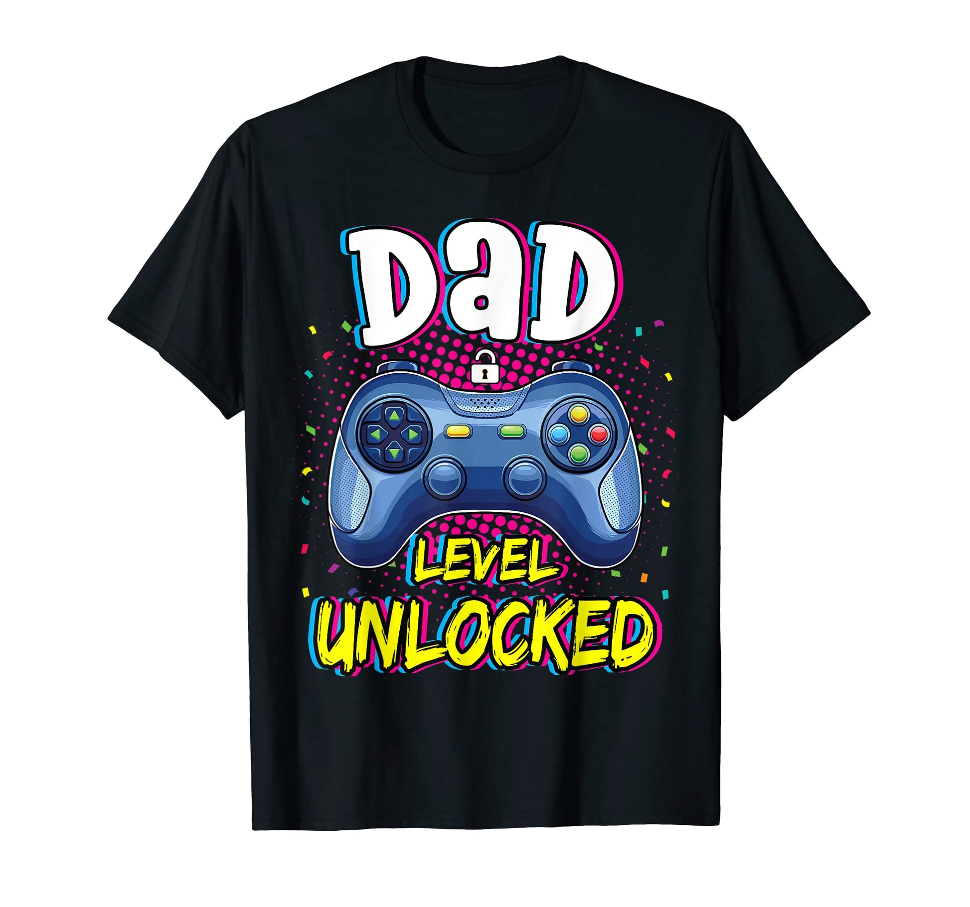 Mens Dad Level Unlocked Pregnancy T-Shirt - Novelty Apparel Men Women - T-Shirt, Sweatshirt, Hoodie