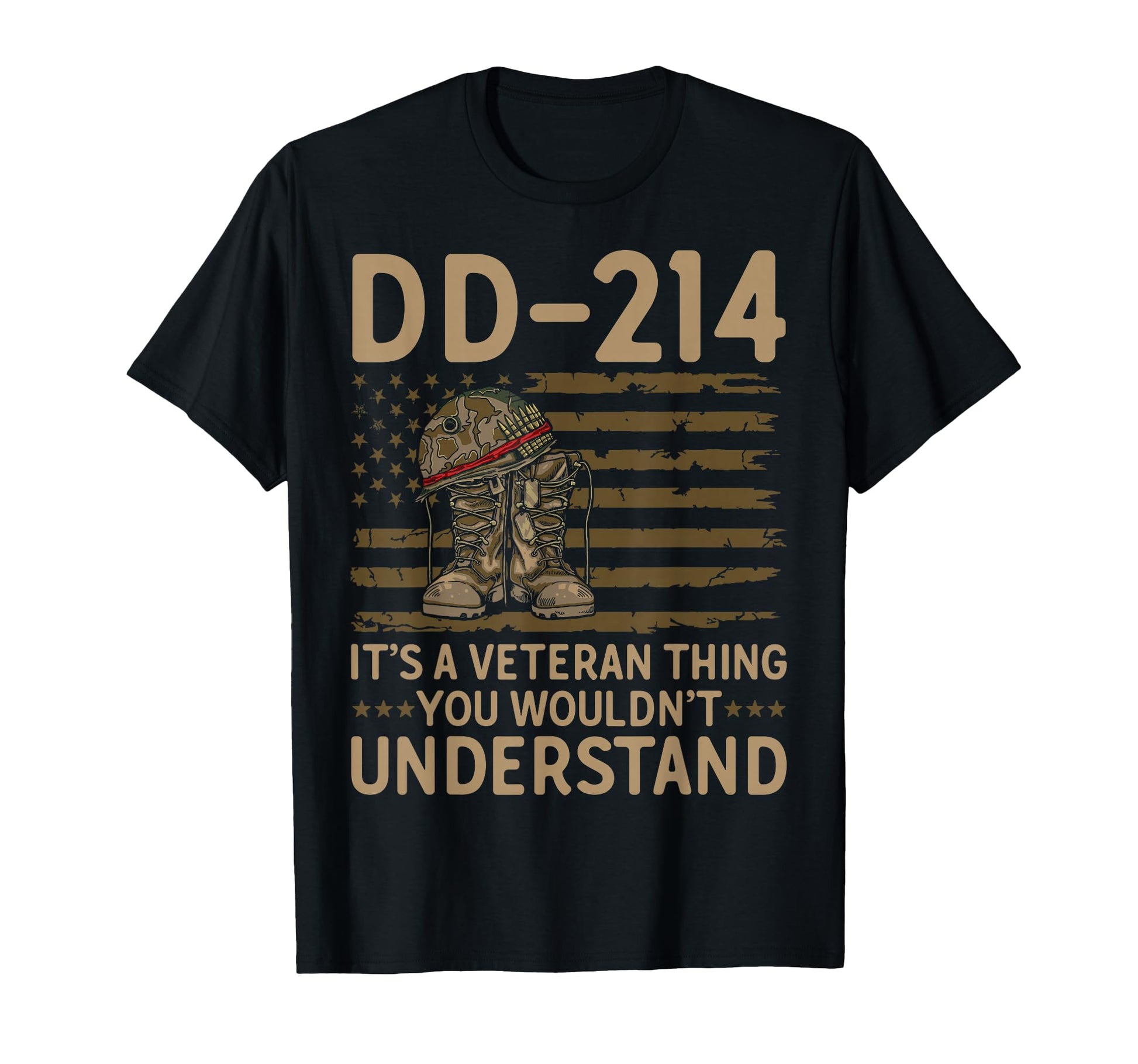 Funny Dd 214 Its Veteran Thing Camo T-Shirt - Minimalist Print Men Women - T-Shirt, Sweatshirt, Hoodie