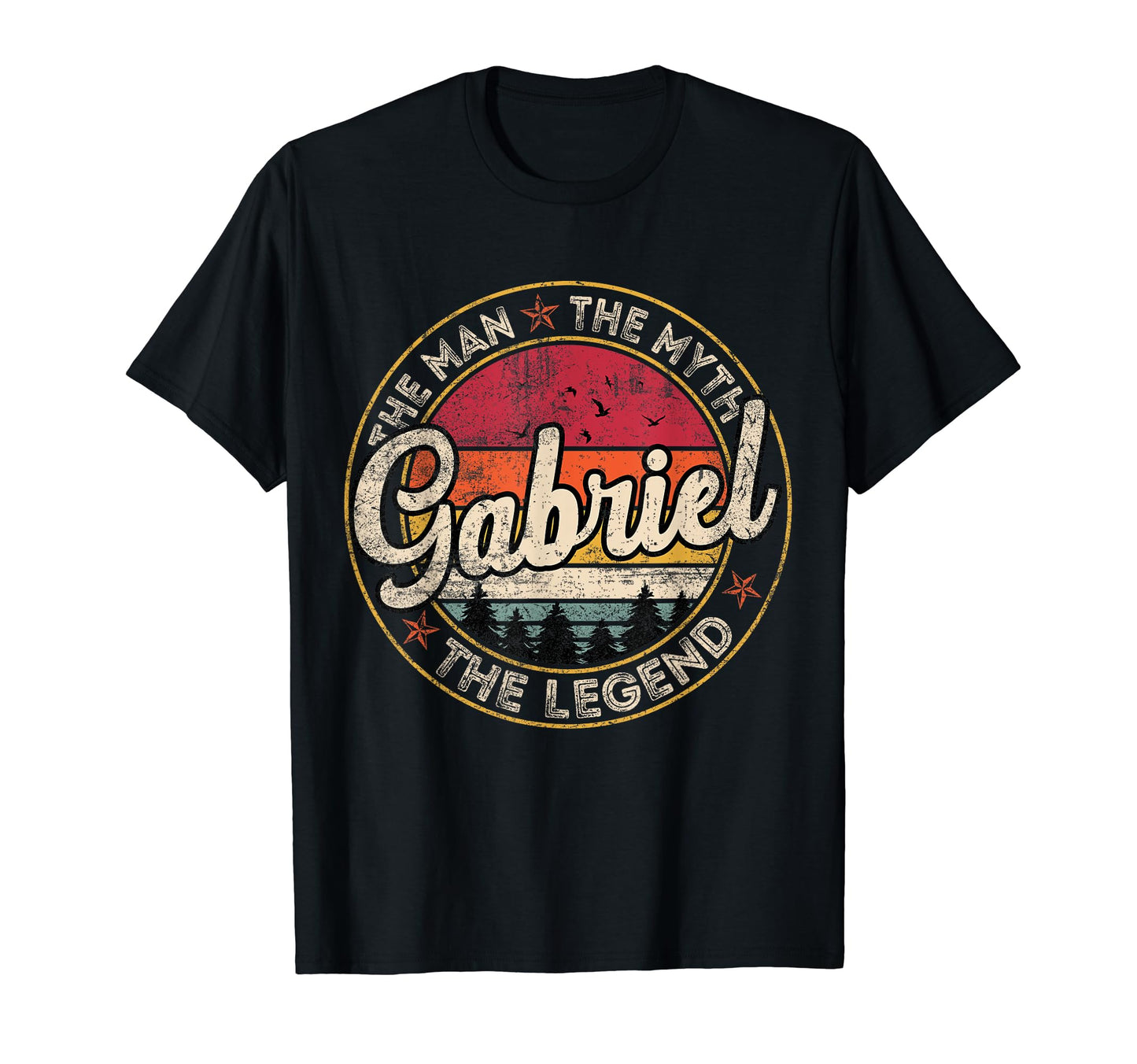 Gabriel Myth Legend Personalized Name T-Shirt - Trendy Graphic for Adults - T-Shirt, Sweatshirt, Hoodie