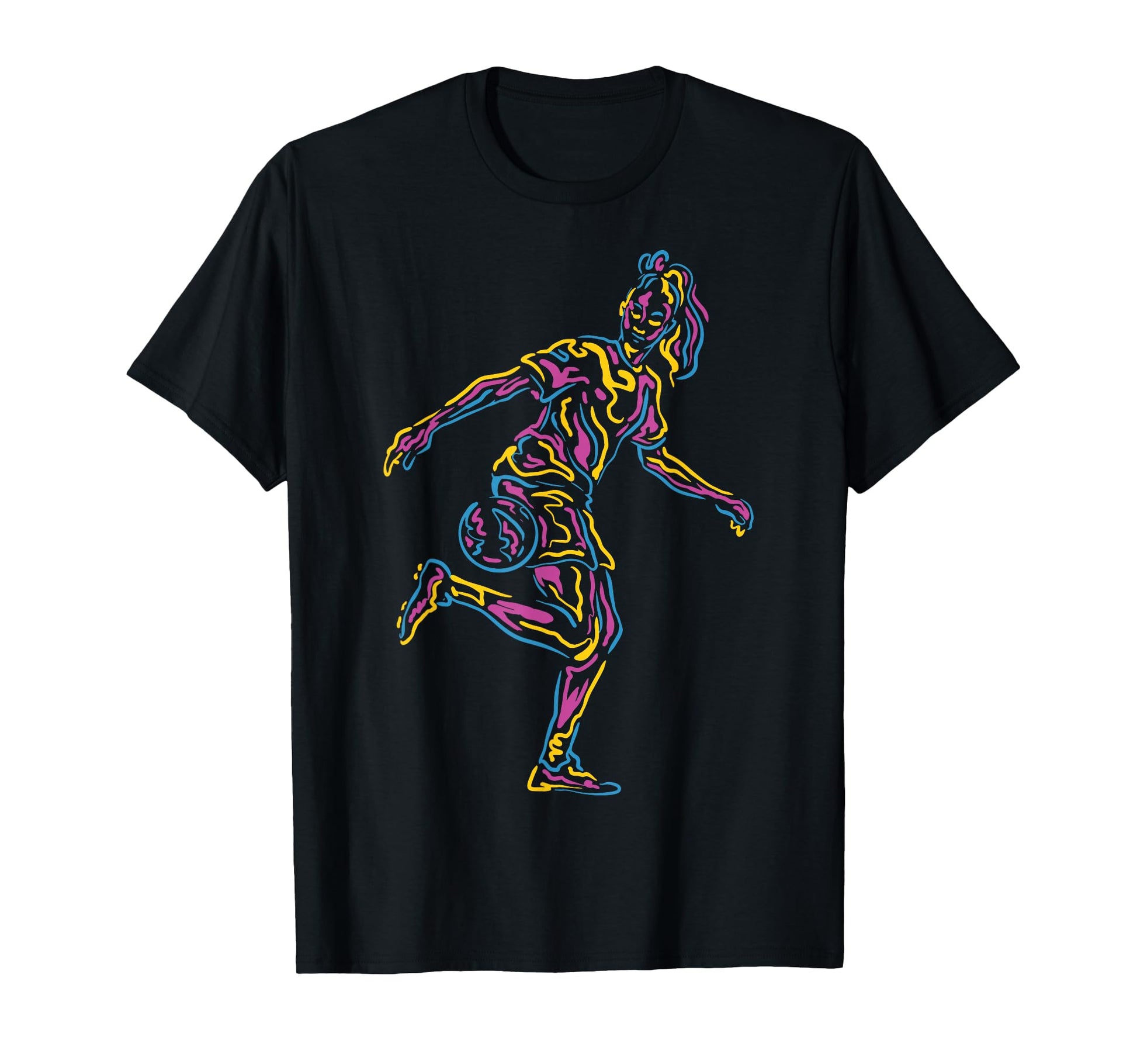 Soccer Player Motion T-Shirt - Custom Art Print Unisex - T-Shirt, Sweatshirt, Hoodie