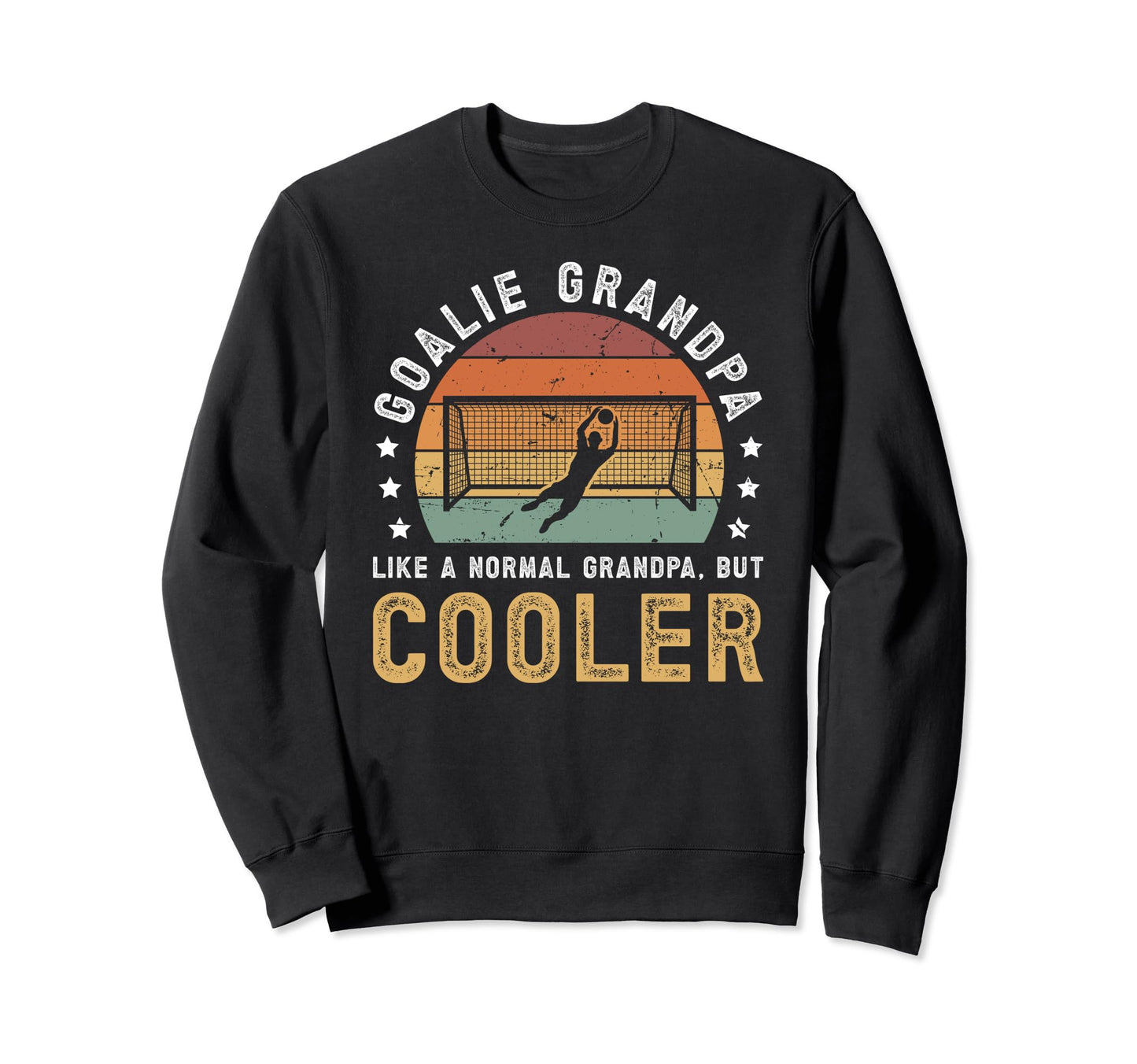 Soccer Goalie Grandpa Soccer Sweatshirt - Graphic Print for Adults - T-Shirt, Sweatshirt, Hoodie