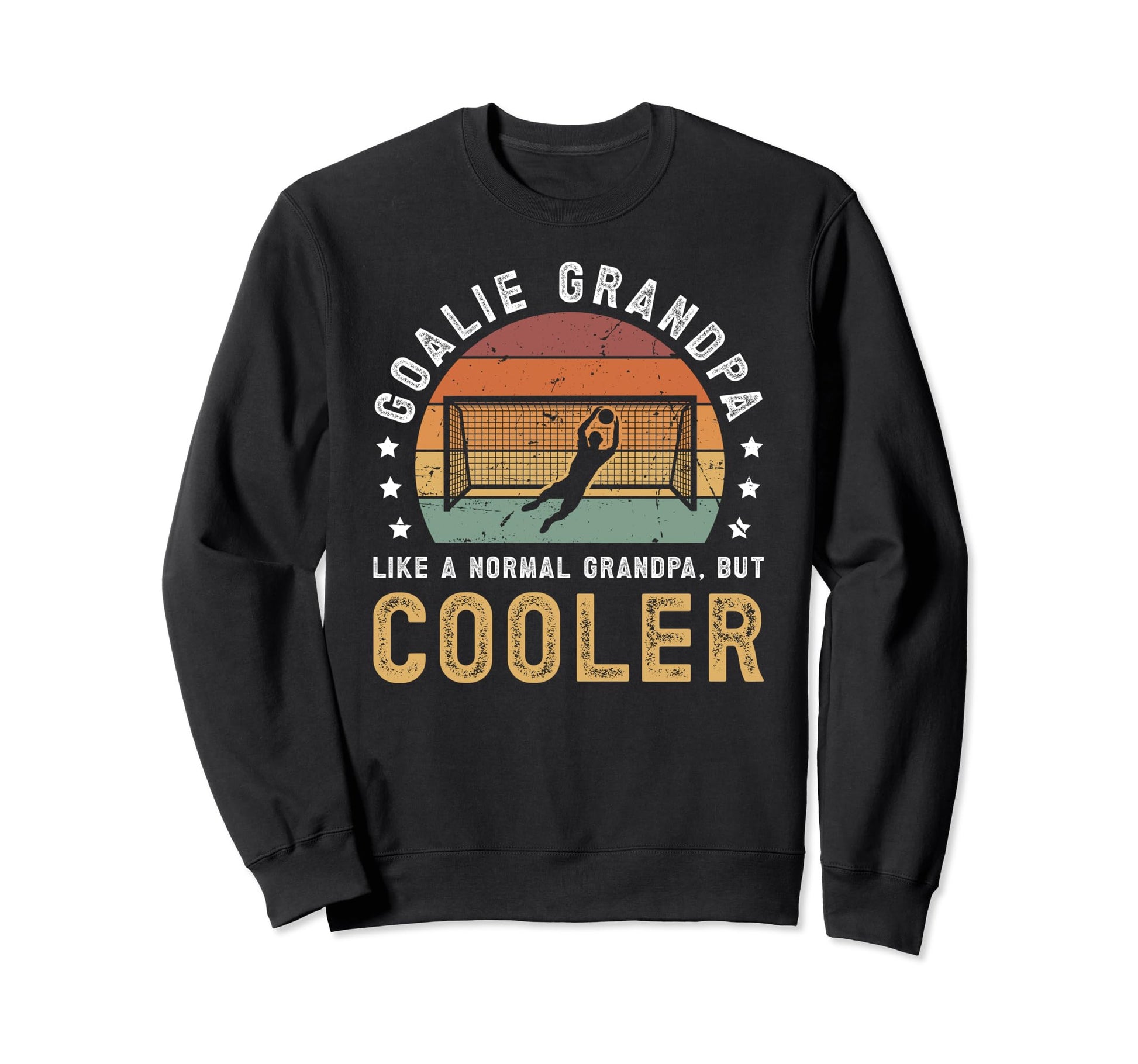 Soccer Goalie Grandpa Soccer Sweatshirt - Graphic Print for Adults - T-Shirt, Sweatshirt, Hoodie