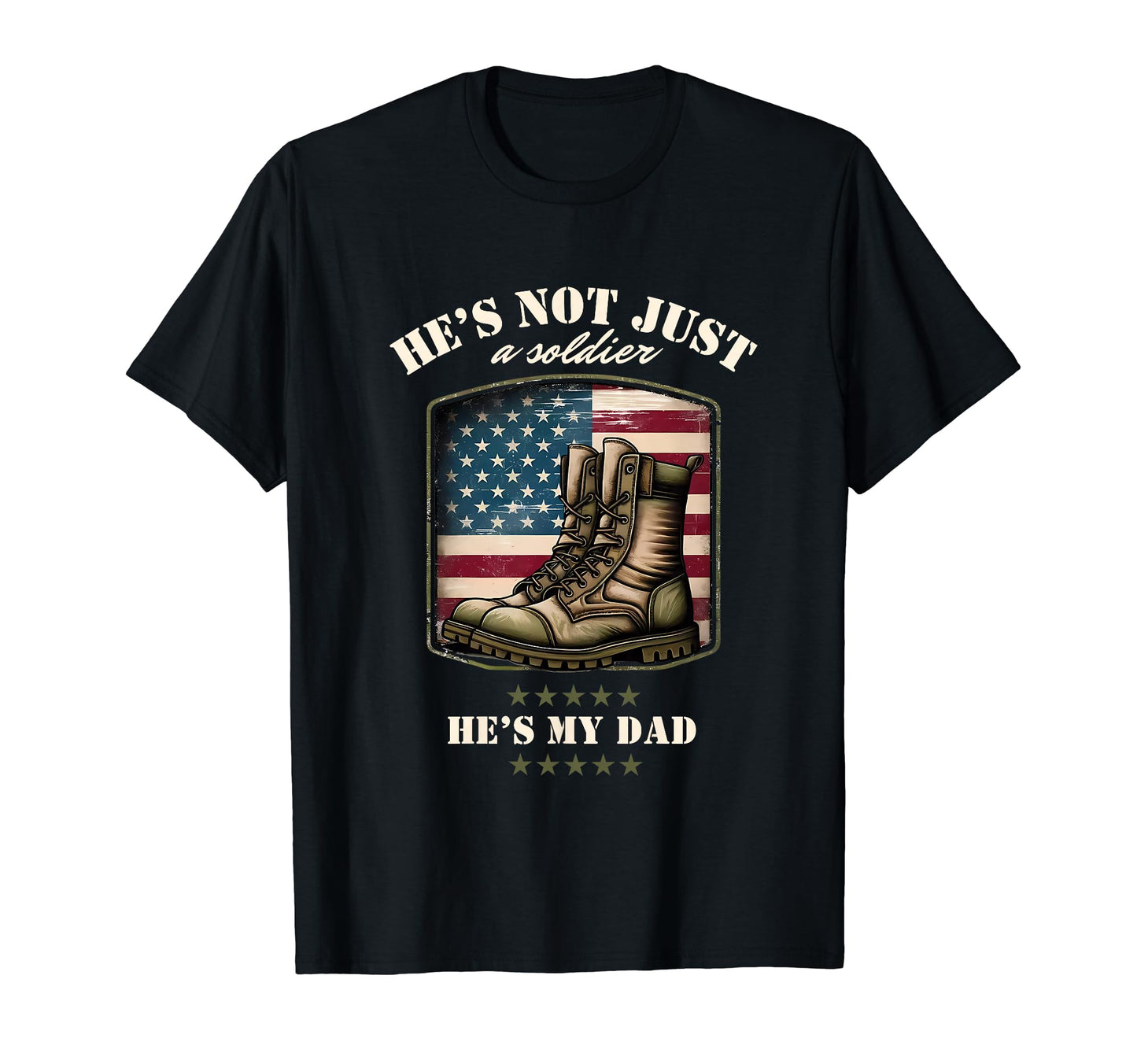 Military Hes Not Just Solider Hes My T-Shirt - Novelty Apparel for Adults - T-Shirt, Sweatshirt, Hoodie