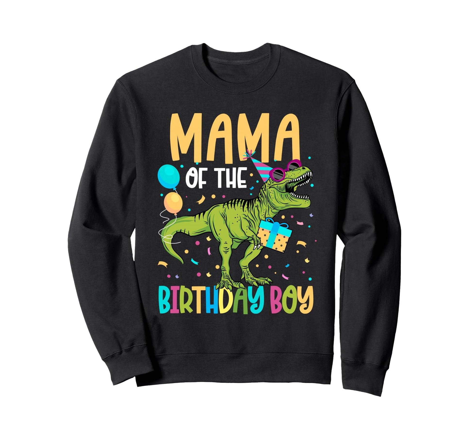 Mama Birthday Family Matching Sweatshirt - Graphic Print Men Women - T-Shirt, Sweatshirt, Hoodie