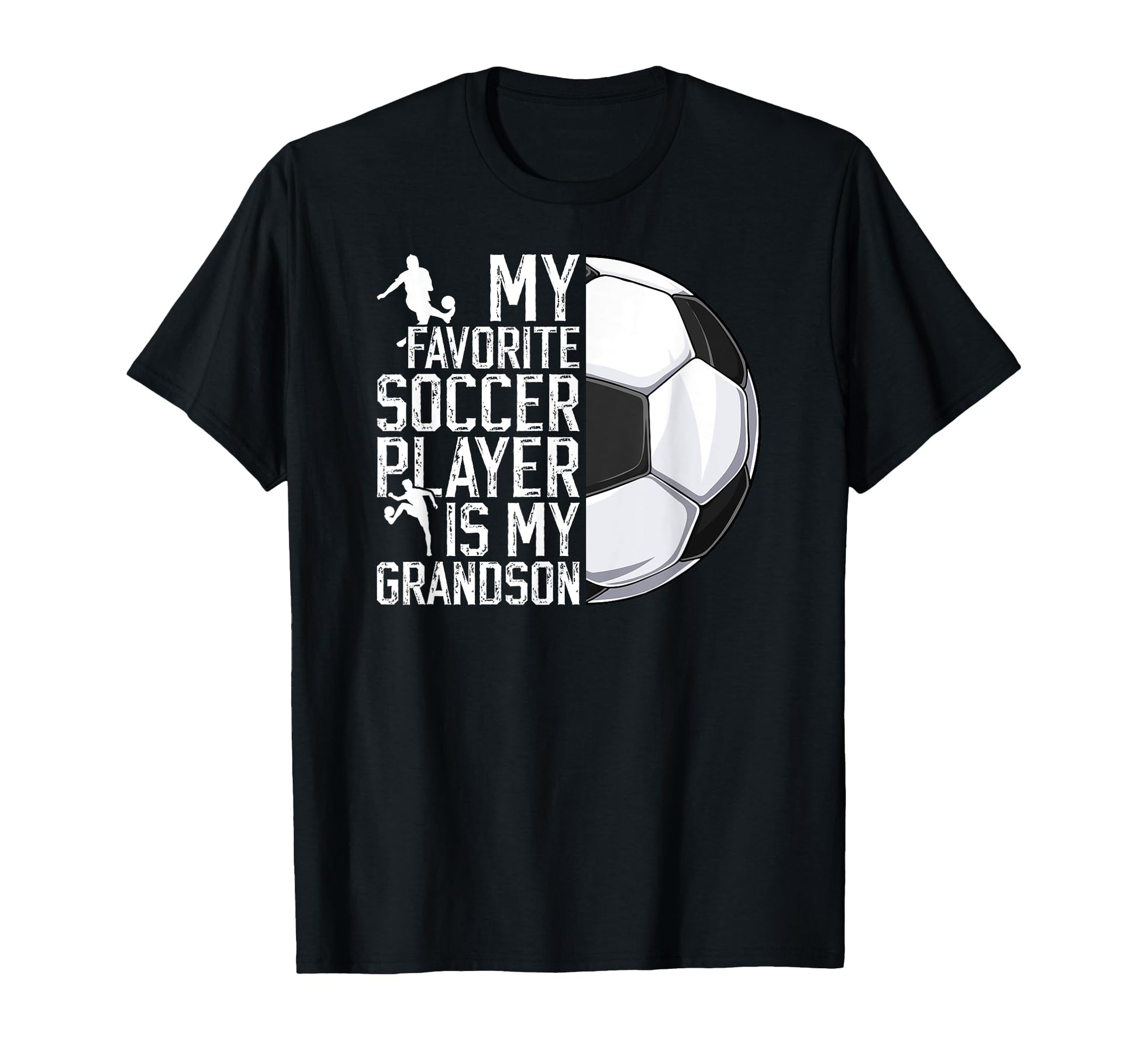 My Favorite Soccer Player Grandpa T-Shirt - Custom Art Print Men Women - T-Shirt, Sweatshirt, Hoodie