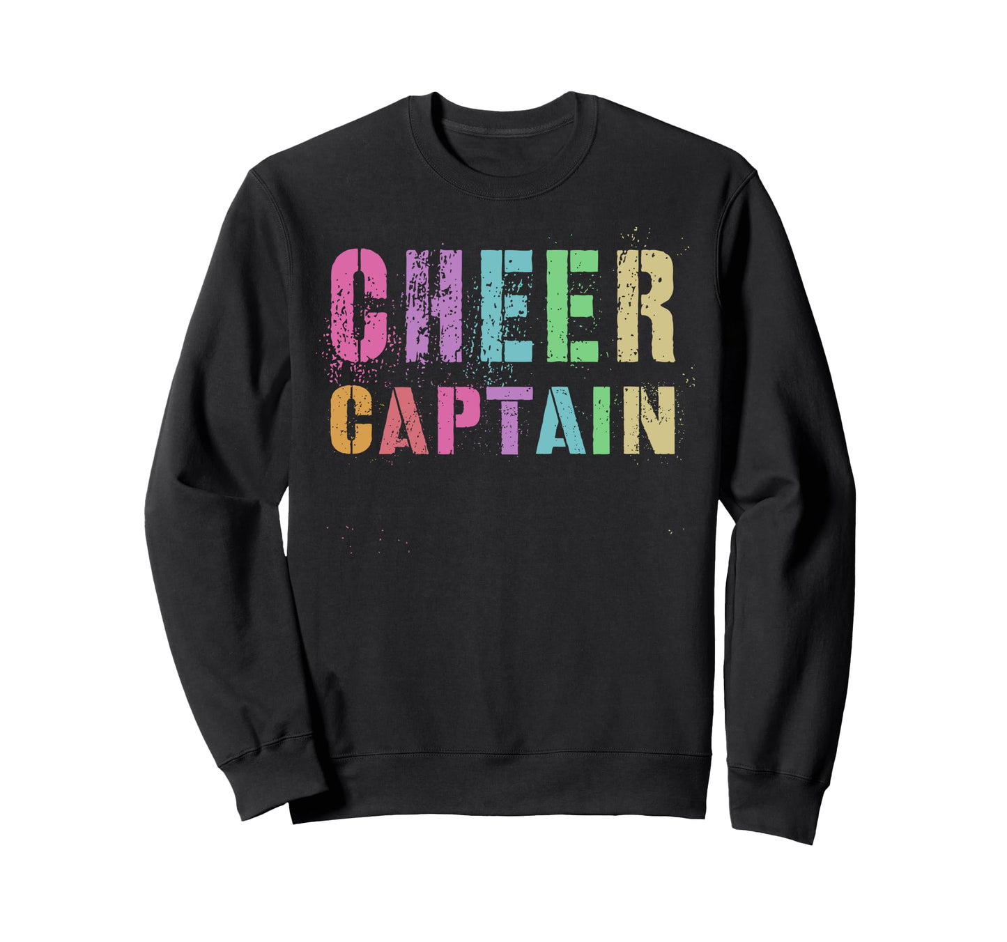 Cheer Captain Cheerleading Team Sweatshirt - Fun Novelty Design Men Women - T-Shirt, Sweatshirt, Hoodie