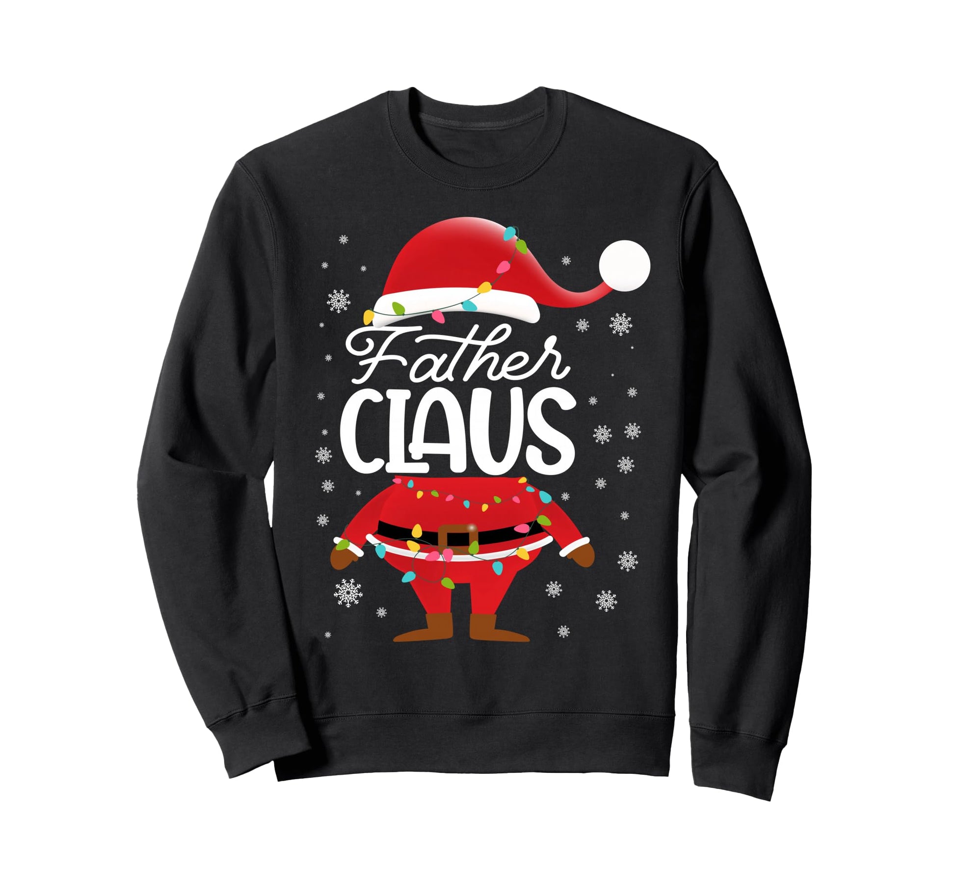 Family Santa Father Claus Matching X Sweatshirt - Unique Graphic Men Women - T-Shirt, Sweatshirt, Hoodie