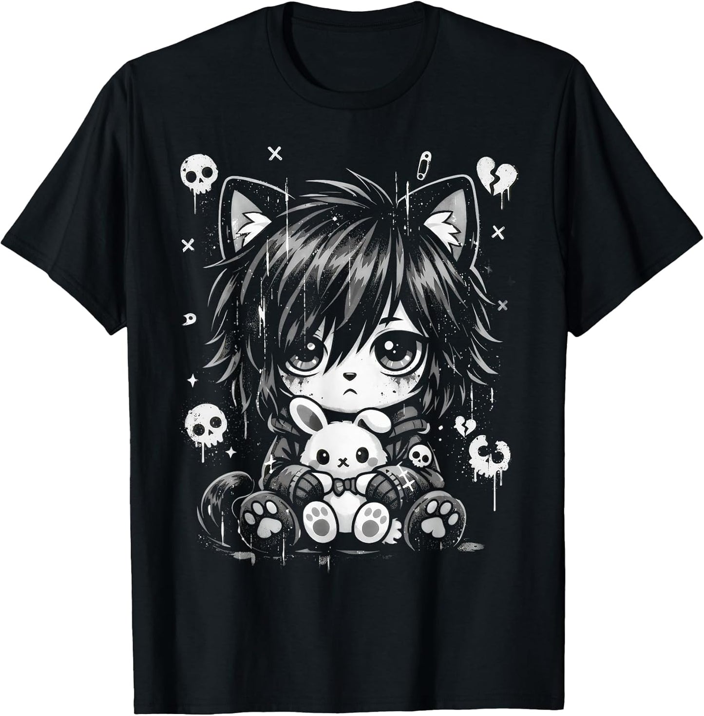 Awesome Goth Merch For Emo Girls Unisex T-shirt, Sweatshirt, Hoodie, Long Sleeve Tee - T-Shirt, Sweatshirt, Hoodie