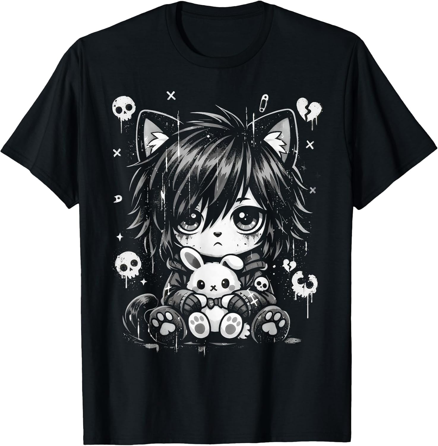 Awesome Goth Merch For Emo Girls Unisex T-shirt, Sweatshirt, Hoodie, Long Sleeve Tee - T-Shirt, Sweatshirt, Hoodie