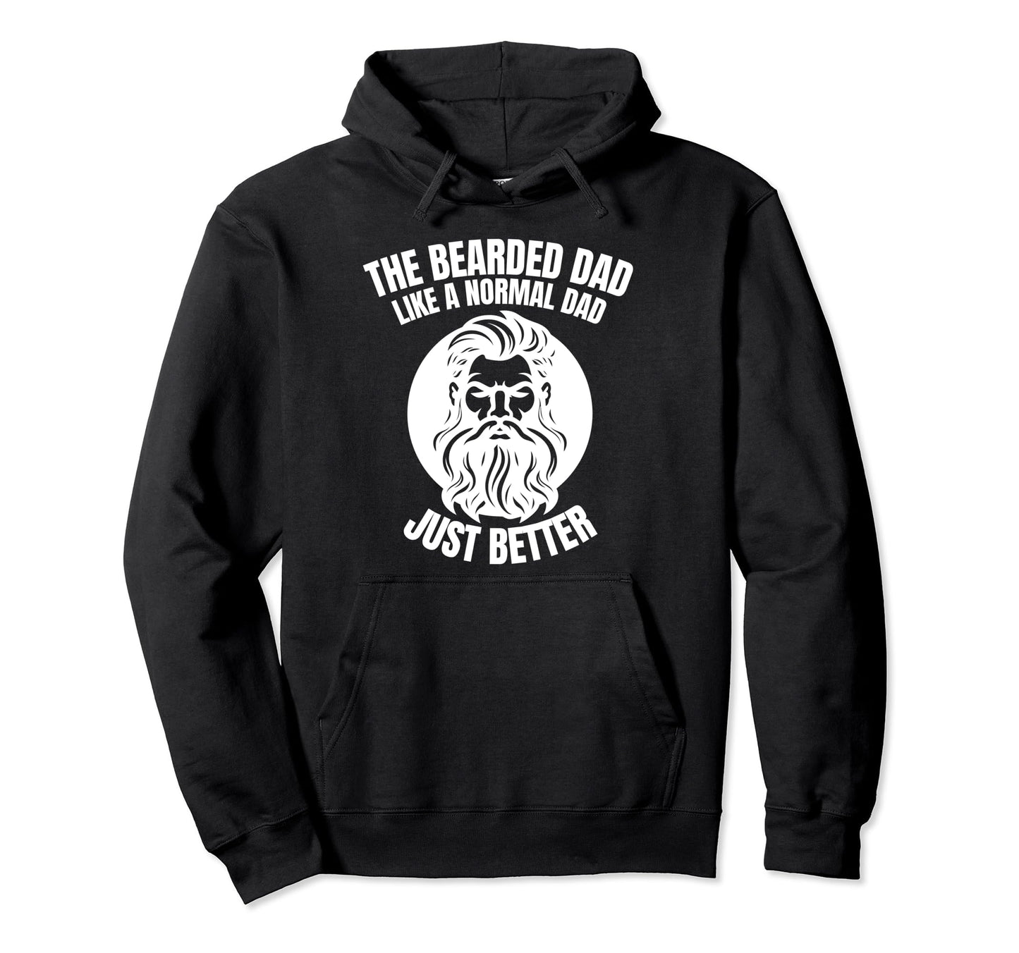 Bearded Dad Father Day Daddy Funny Dad Hoodie - Aesthetic Graphic Unisex - T-Shirt, Sweatshirt, Hoodie