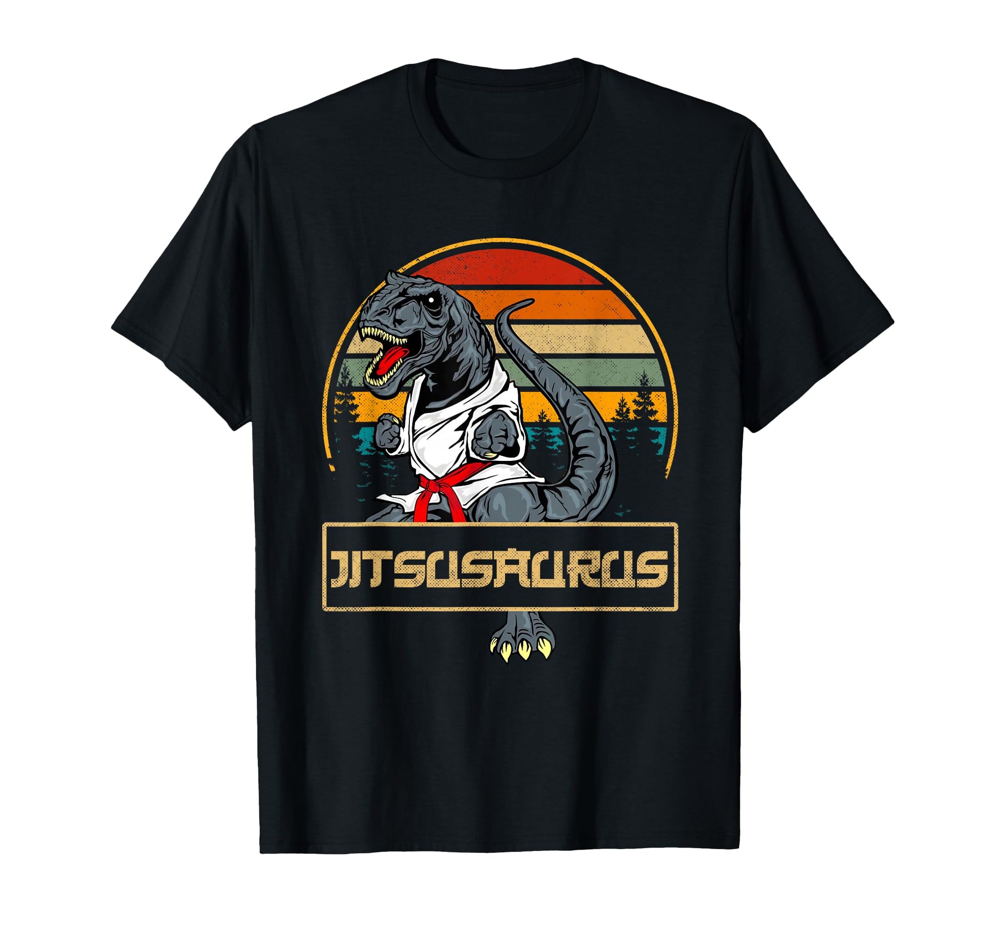 Jitsusaurus Funny Jiu Jitsu T Rex T-Shirt - Aesthetic Graphic Men Women - T-Shirt, Sweatshirt, Hoodie
