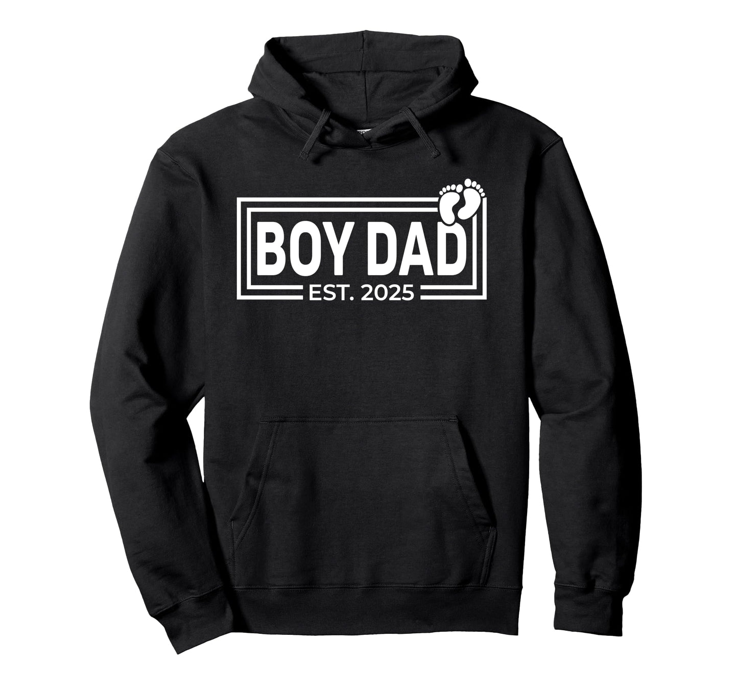 Dad Est 2025 Fathers Day Son Hoodie - Fun Novelty Design for Adults - T-Shirt, Sweatshirt, Hoodie