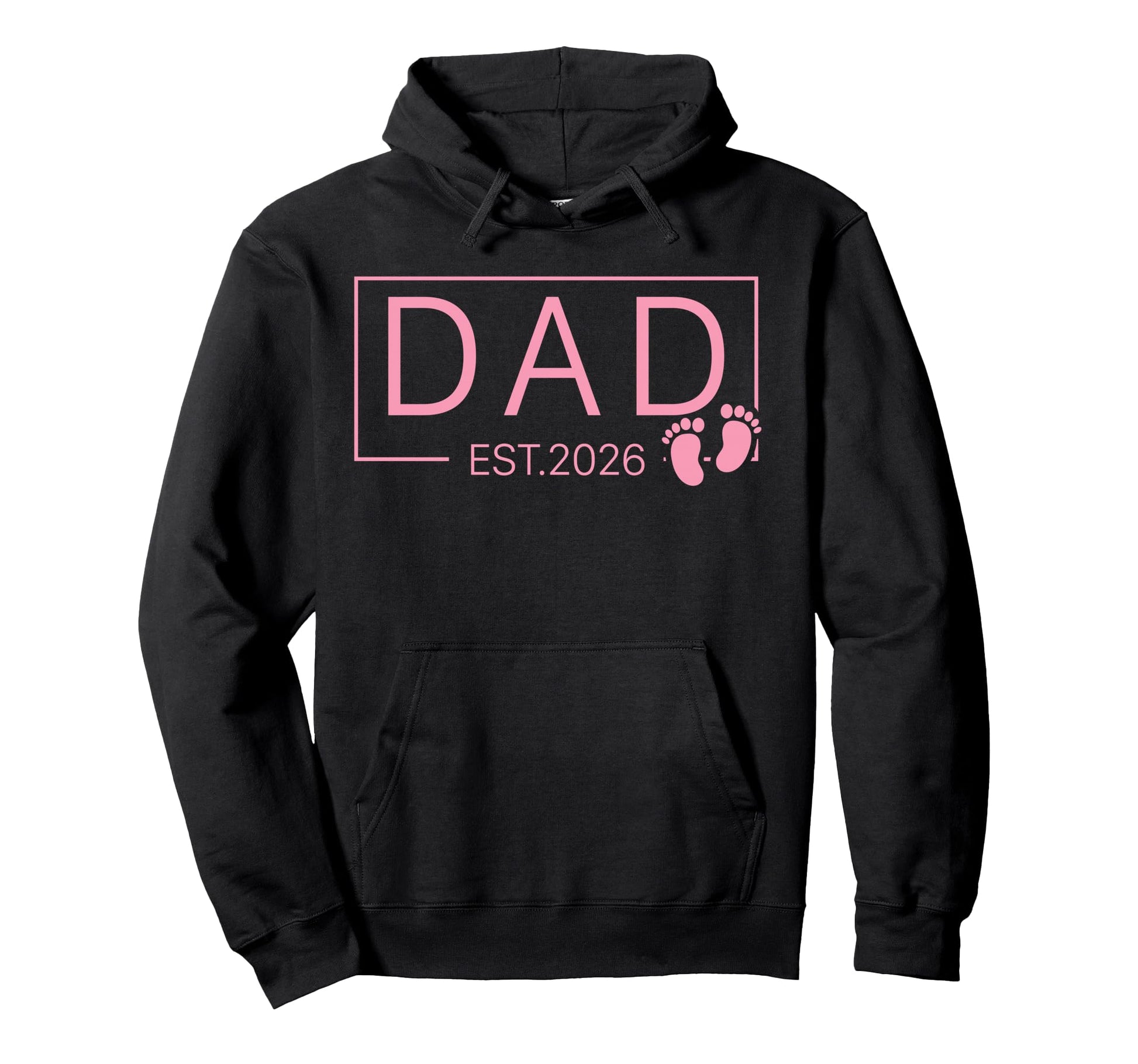 Promoted To Dad Est 2026 New Daddy Hoodie - Fun Novelty Design for Adults - T-Shirt, Sweatshirt, Hoodie