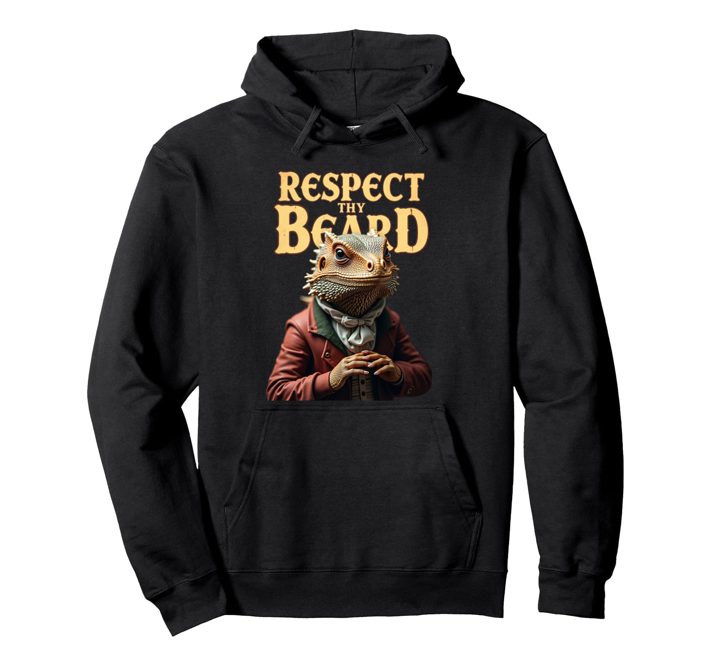 Bearded Dragon Respect Thy Beard 18Th Hoodie - Streetwear Style Men Women - T-Shirt, Sweatshirt, Hoodie