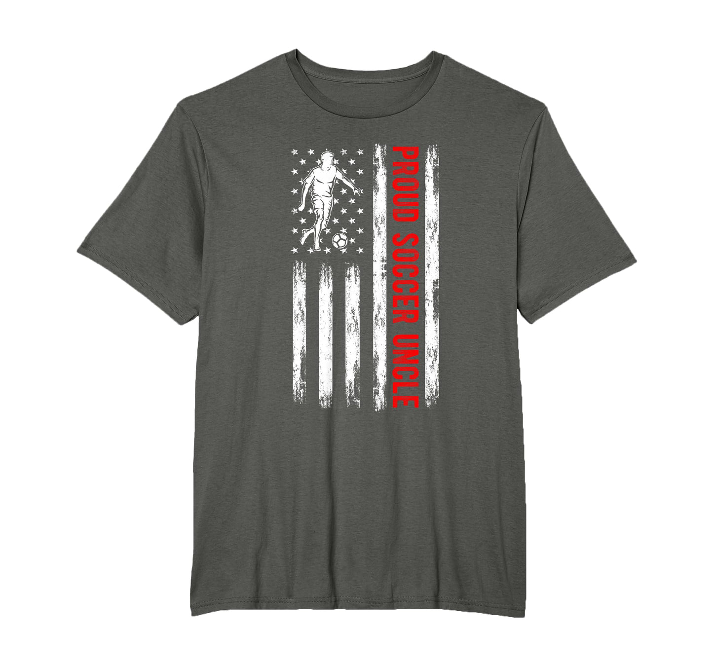 Proud Soccer Uncle Usa Flag Family T-Shirt - Streetwear Style Men Women - T-Shirt, Sweatshirt, Hoodie