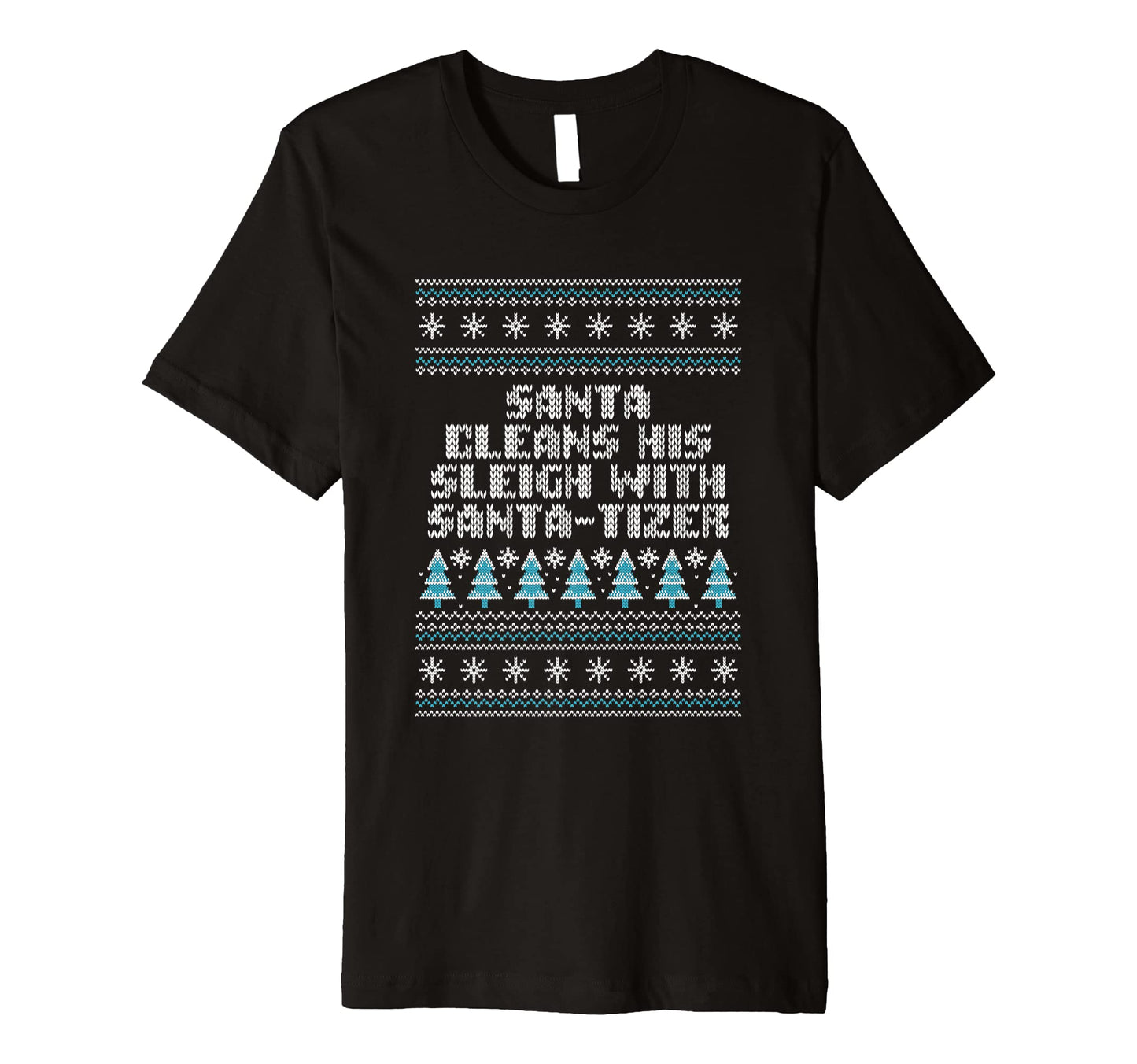 Santa Cleans His Sleigh Santa Tizer T-Shirt - Custom Art Print for Adults - T-Shirt, Sweatshirt, Hoodie